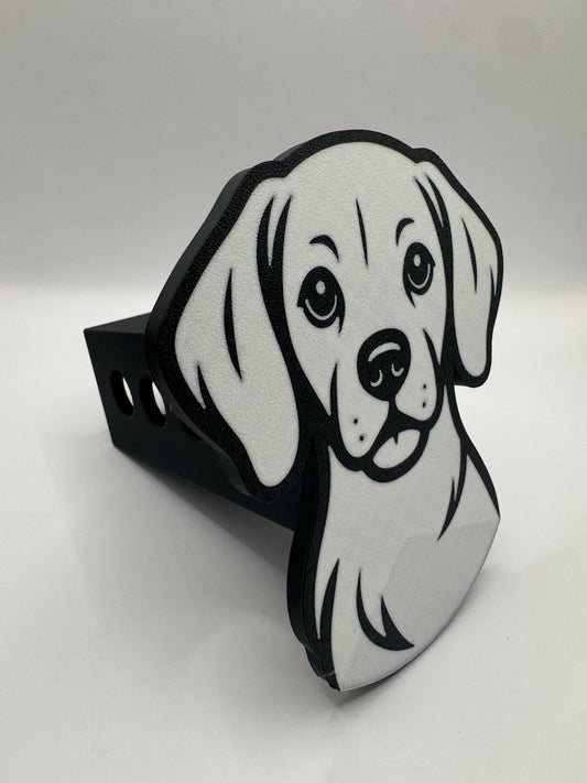 Beagle Dog -  Hitch Receiver Cover – Fits 2” – Multiple Designs Available