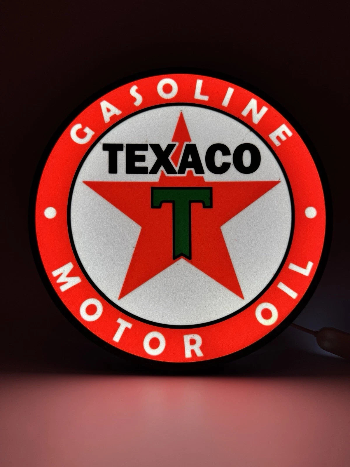 Texaco Motor Oil - Light Up LED Sign