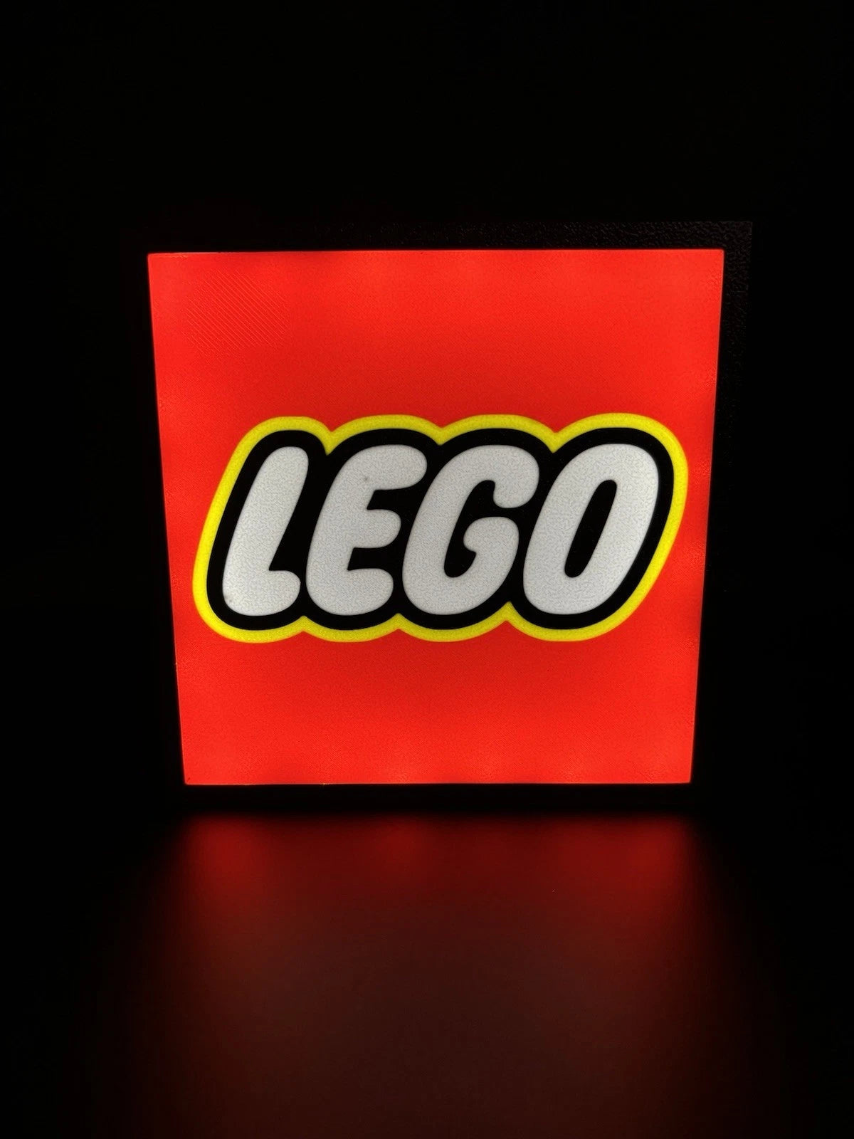 LEGO Lego Bricks - Light Up LED Neon Sign Minifigs Set Sealed