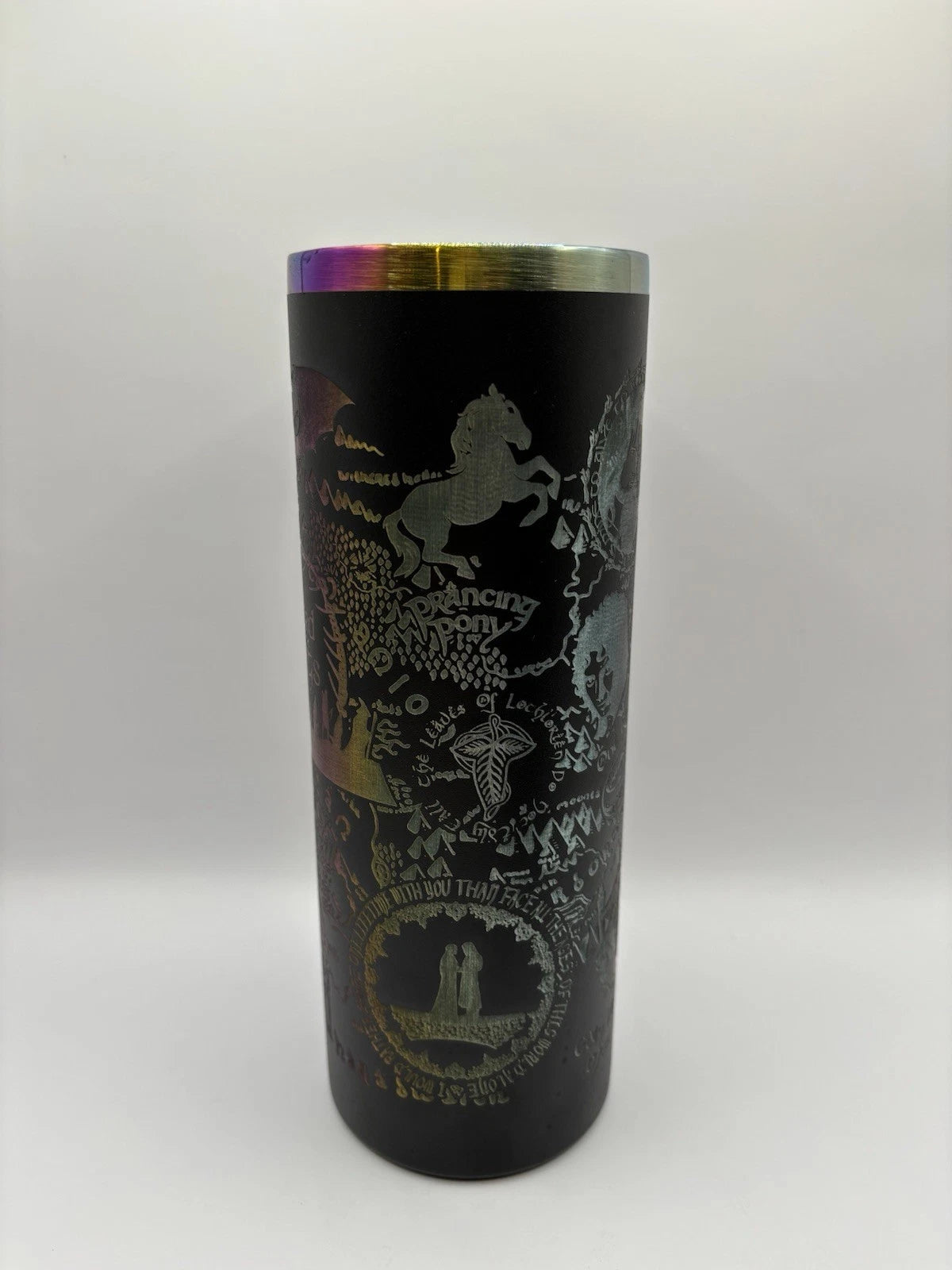 Lord Of The Rings Tumbler- 20 Oz Skinny Multicolored