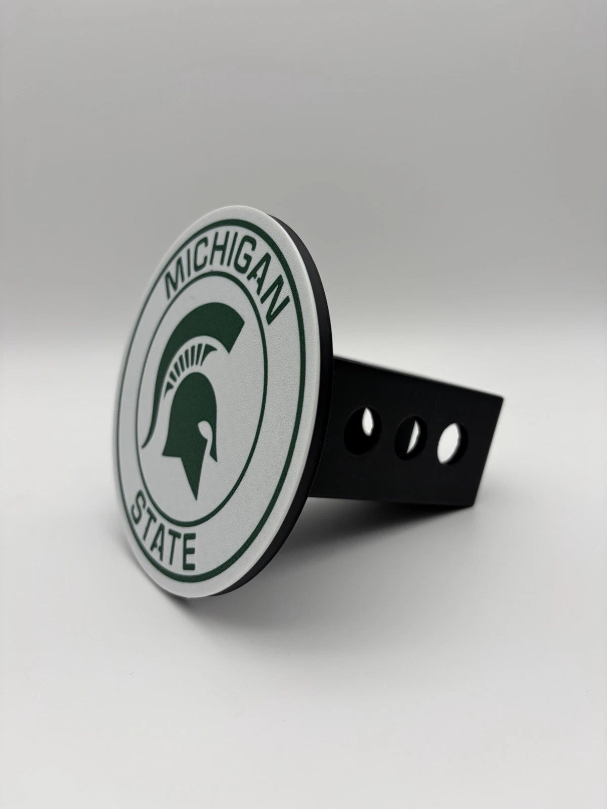 Michigan State University Tow Hitch Receiver Cover White – Fits 2” Towing Truck