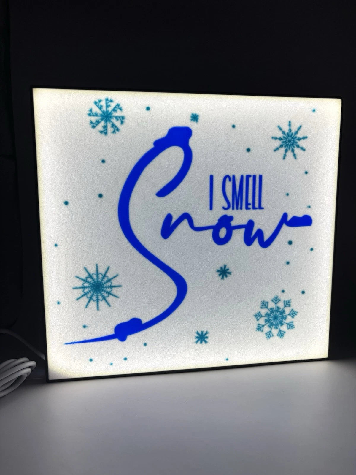 I Smell Snow LED Light Up Sign