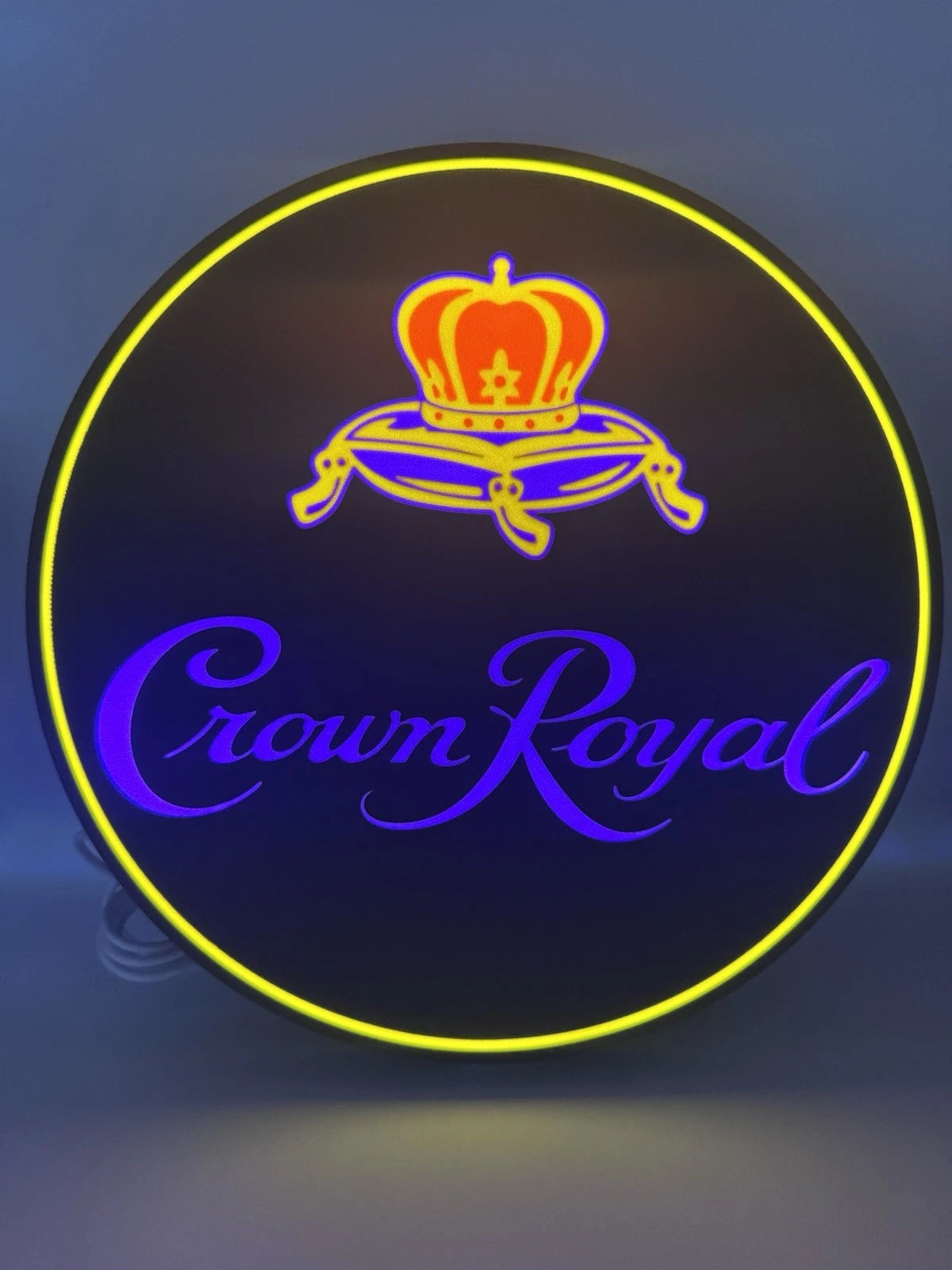 Crown Royal Canadian Whiskey Seagrams - Light Up LED Sign