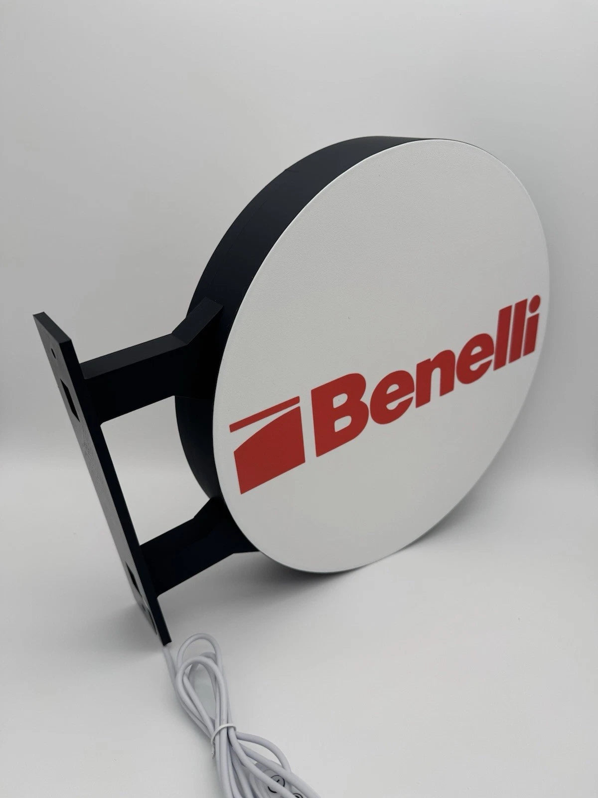 Benelli Firearms 13”  Pub Style Dual Side Light Up LED Sign Pub Bar Mancave