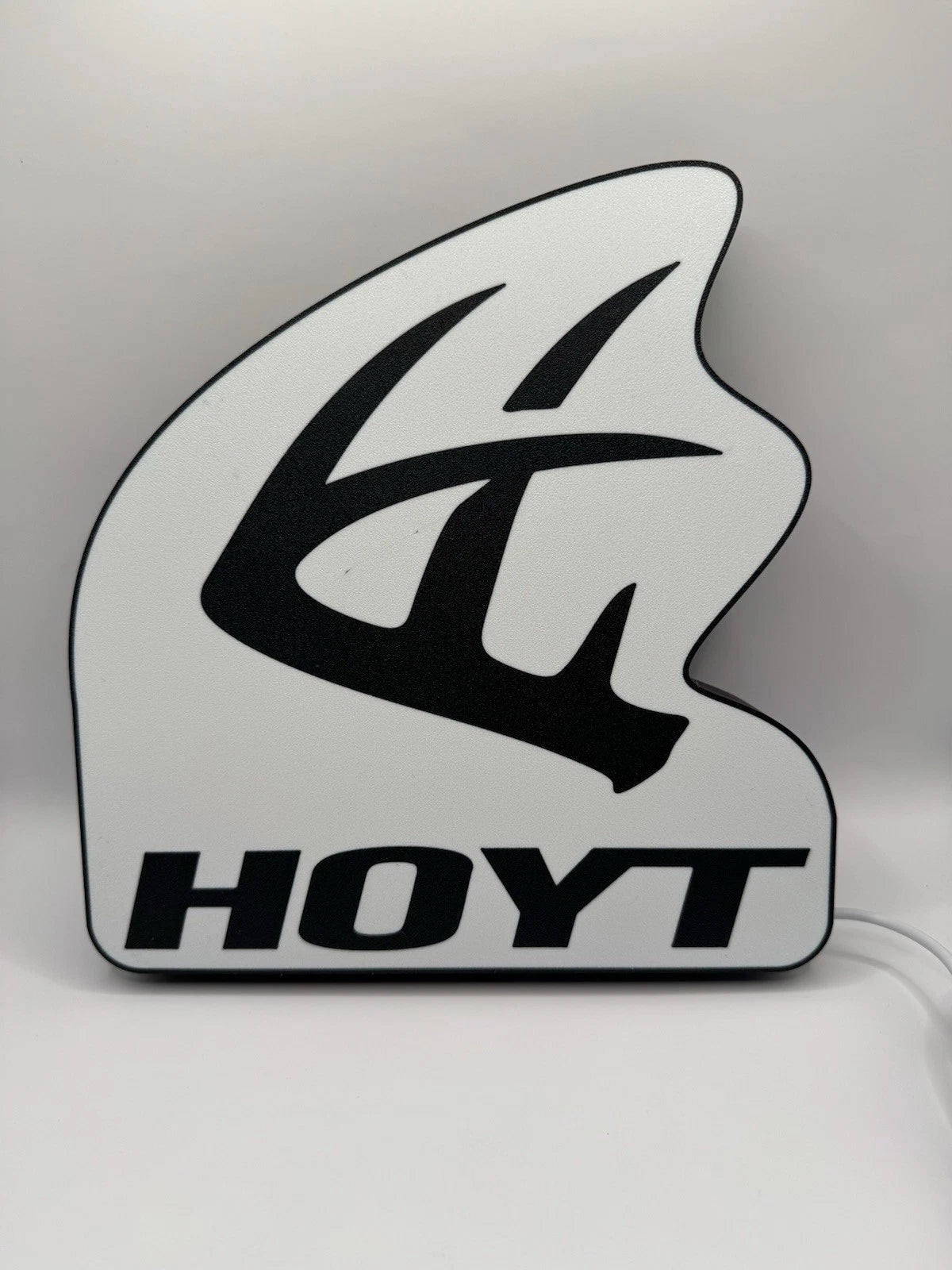 Team Hoyt Archery Bow Hunting Trophy Buck Light Up LED Neon Sign Man Cave