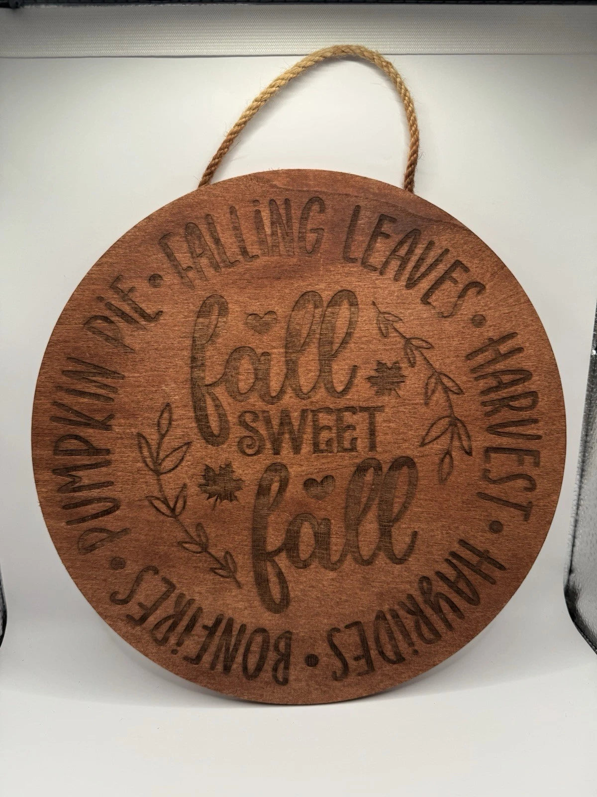 Fall Sweet Fall - 12” Wood Sign Fall Decoration