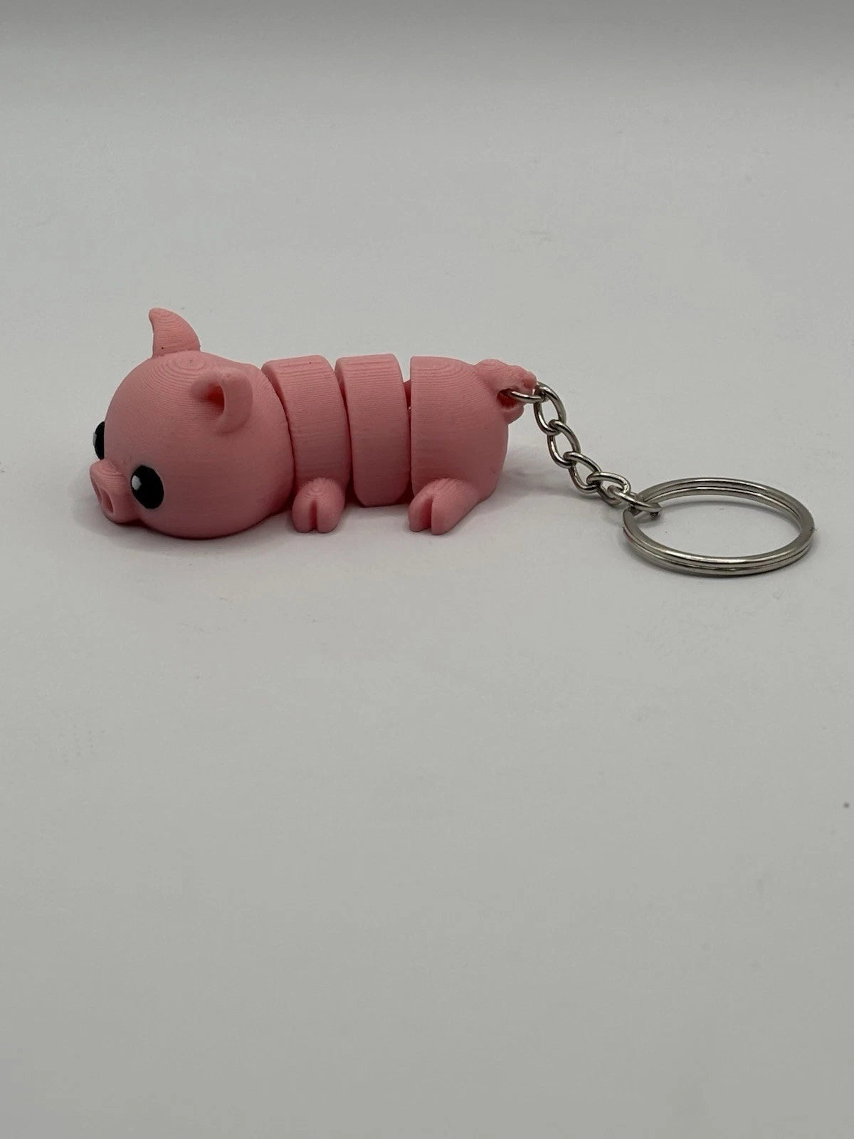 Pink Pig Fidget Keychain