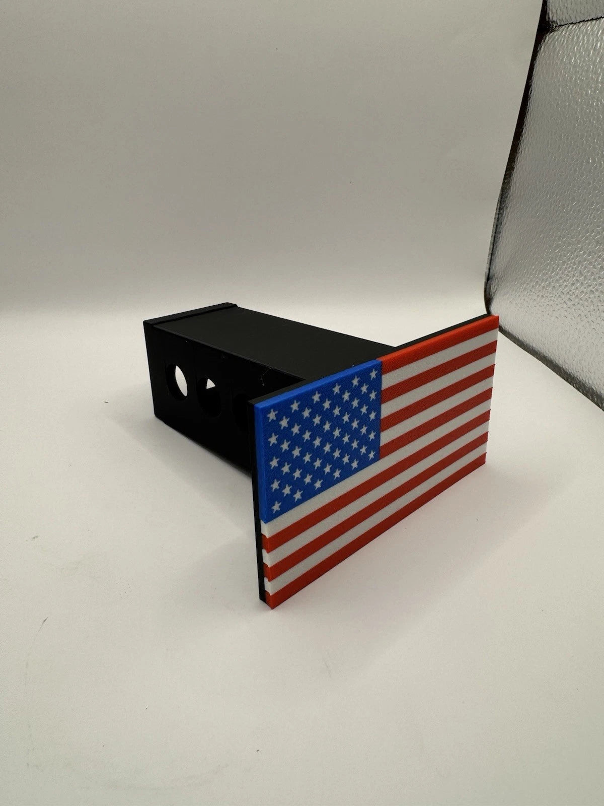 United States Flag - Hitch Receiver Cover – Fits 2” Truck Hitch - US Flag Stars