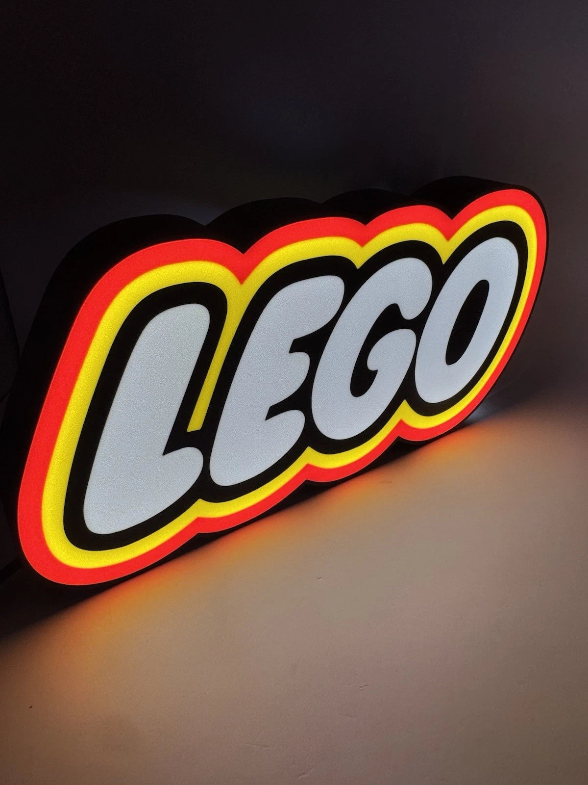 LEGO Lego Bricks - Light Up LED Neon Sign Minifigs Set Sealed Outline