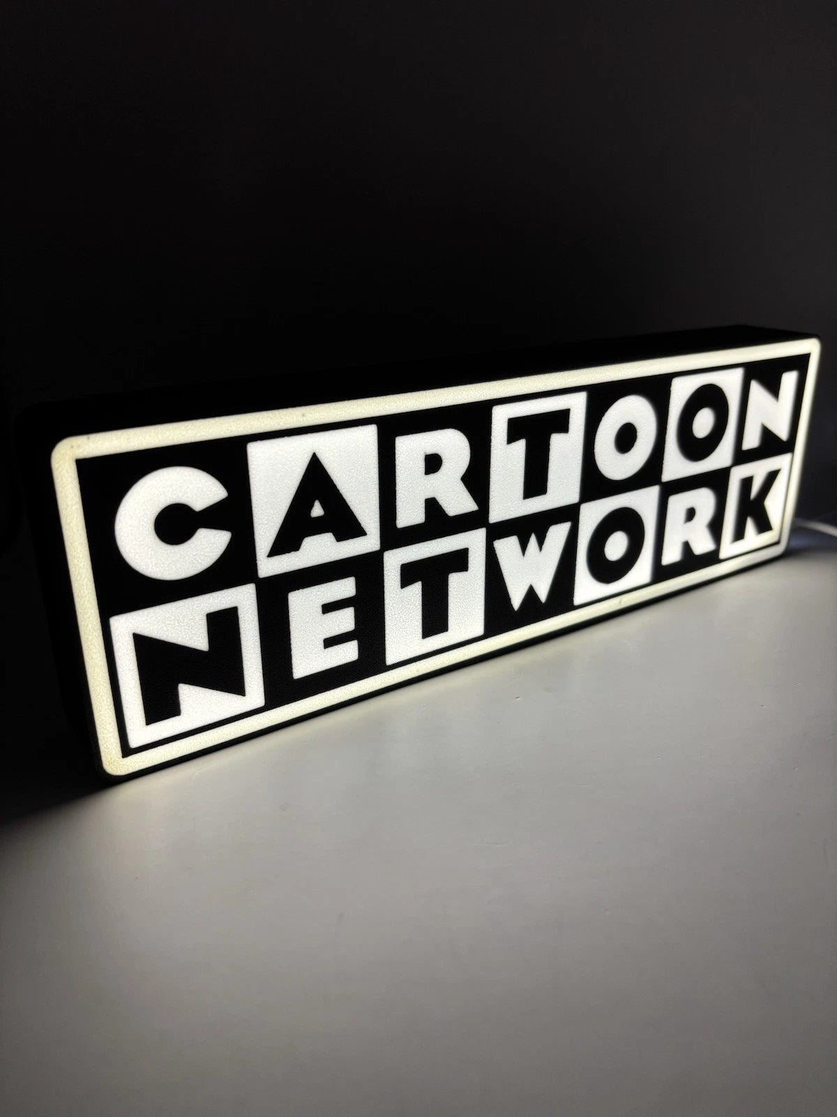 Cartoon Network -  Light Up LED Sign With USB Plug - 90s Retro NEW