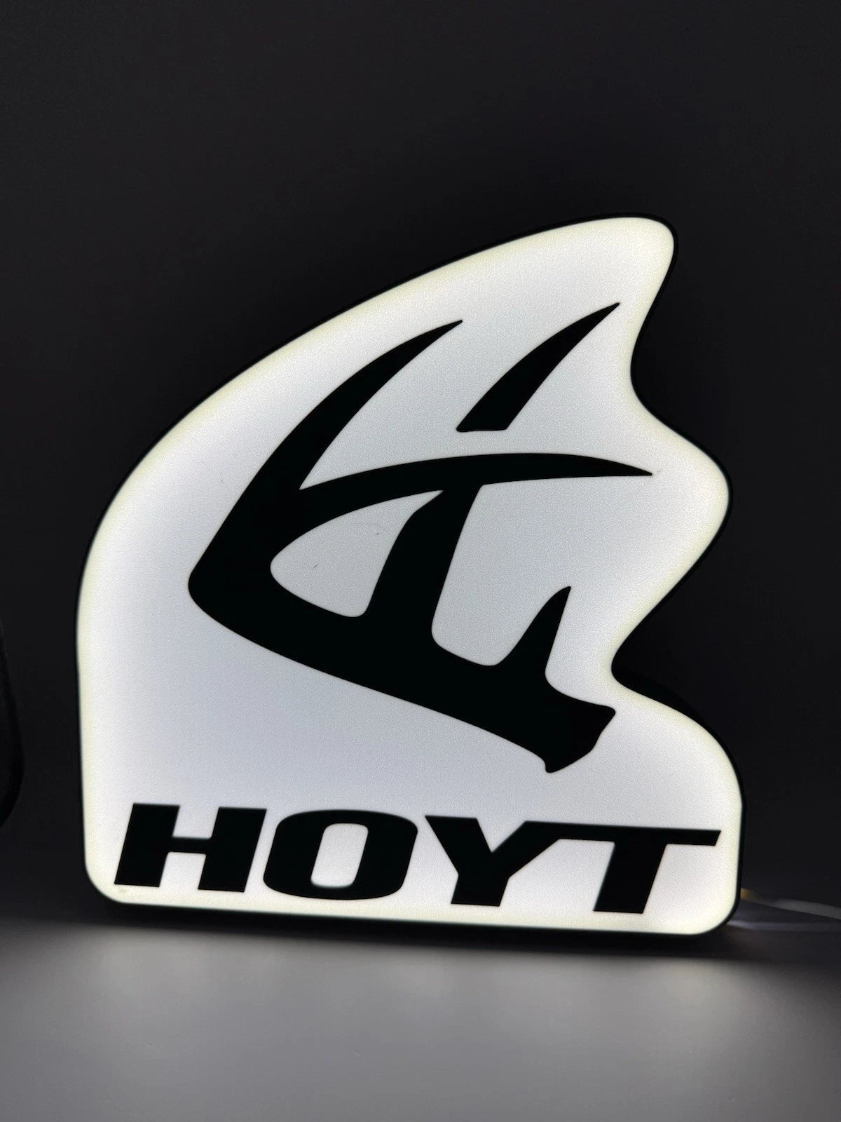 Team Hoyt Archery Bow Hunting Trophy Buck Light Up LED Neon Sign Man Cave