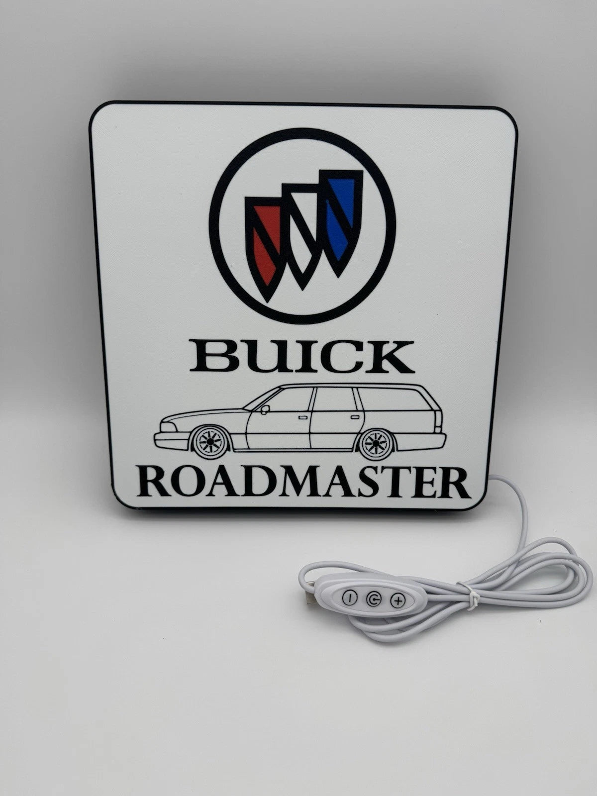 Buick Roadmaster Lowrider Light Up LED Sign With USB Plug  Lowrider Classic Car