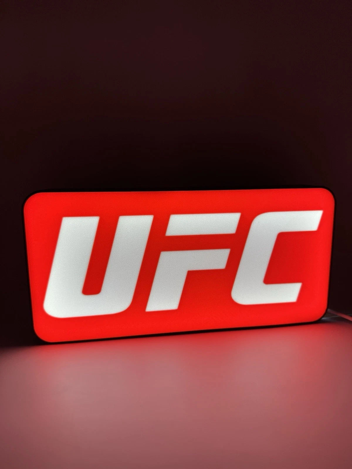 UFC Light Up LED Neon Sign Ultimate Fighting MMA Kick Boxing