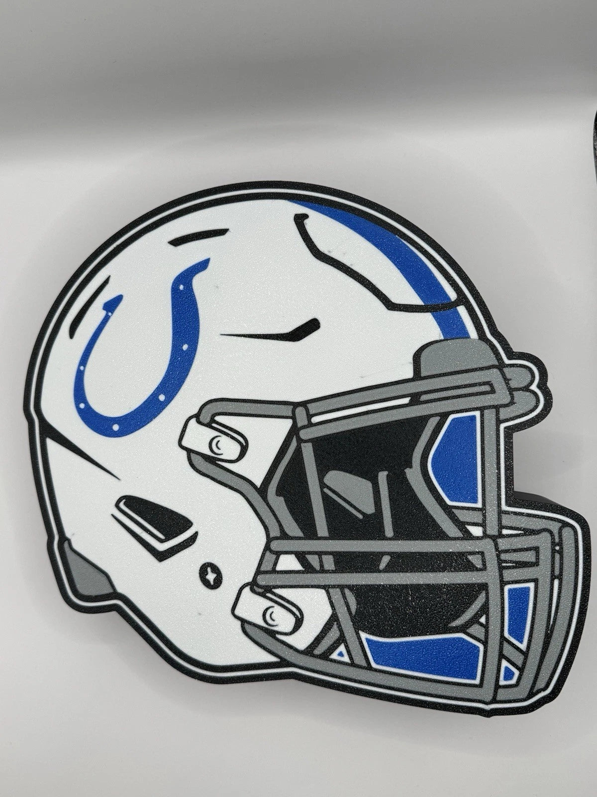 Indianapolis Colts Football Helmet - Light Up LED Neon Sign NFL Manning