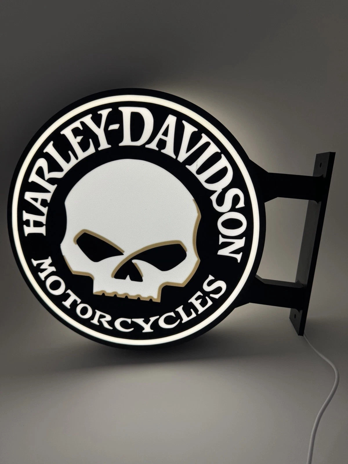 Harley Davidson Willie G - 13”  Pub Style Dual Side Light Up LED Sign Pub Bar
