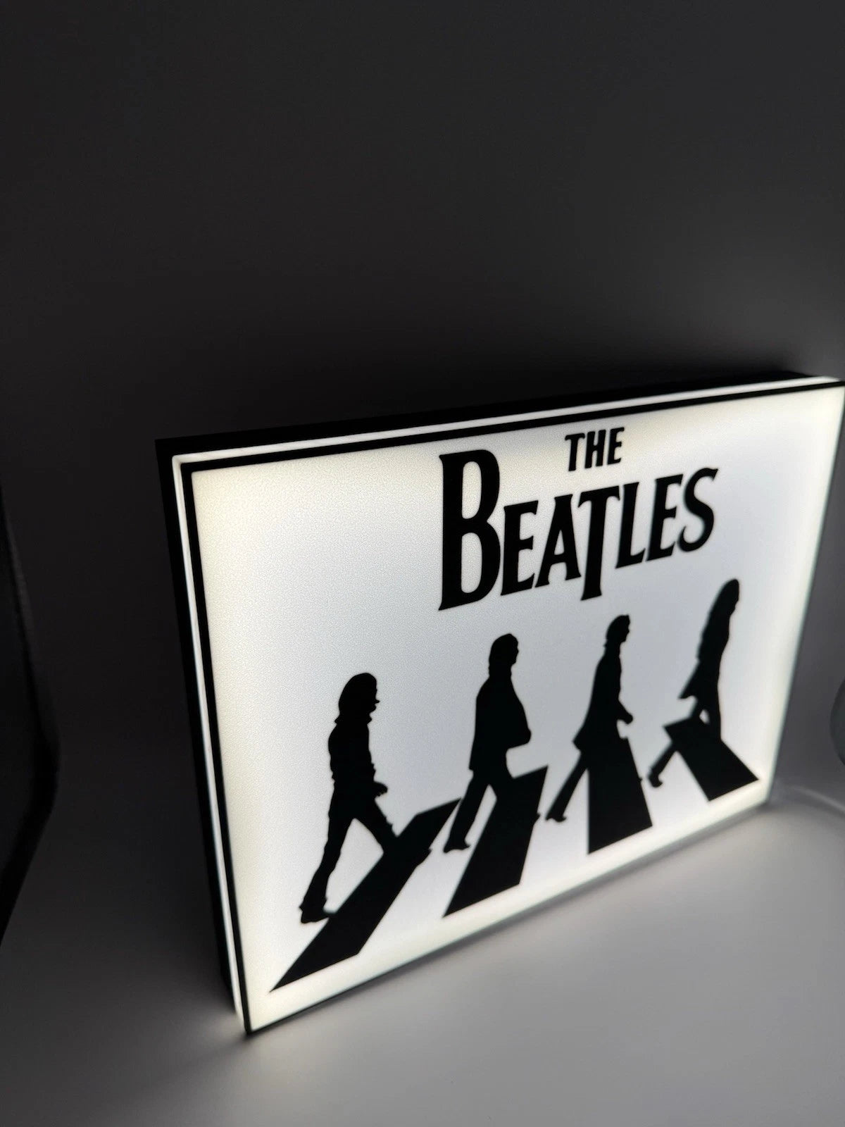 The Beatles - Light Up LED Neon Sign Classic Rock John Lennon Vinyl Ringo Starr