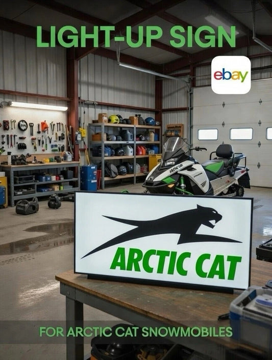 Arctic Cat Snowmobiles -  Light Up LED Sign