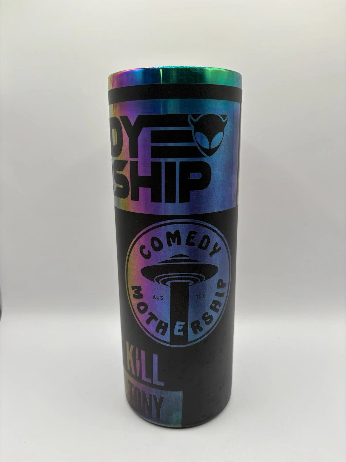 Comedy Mothership Tumbler- 20oz Skinny- Multicolor
