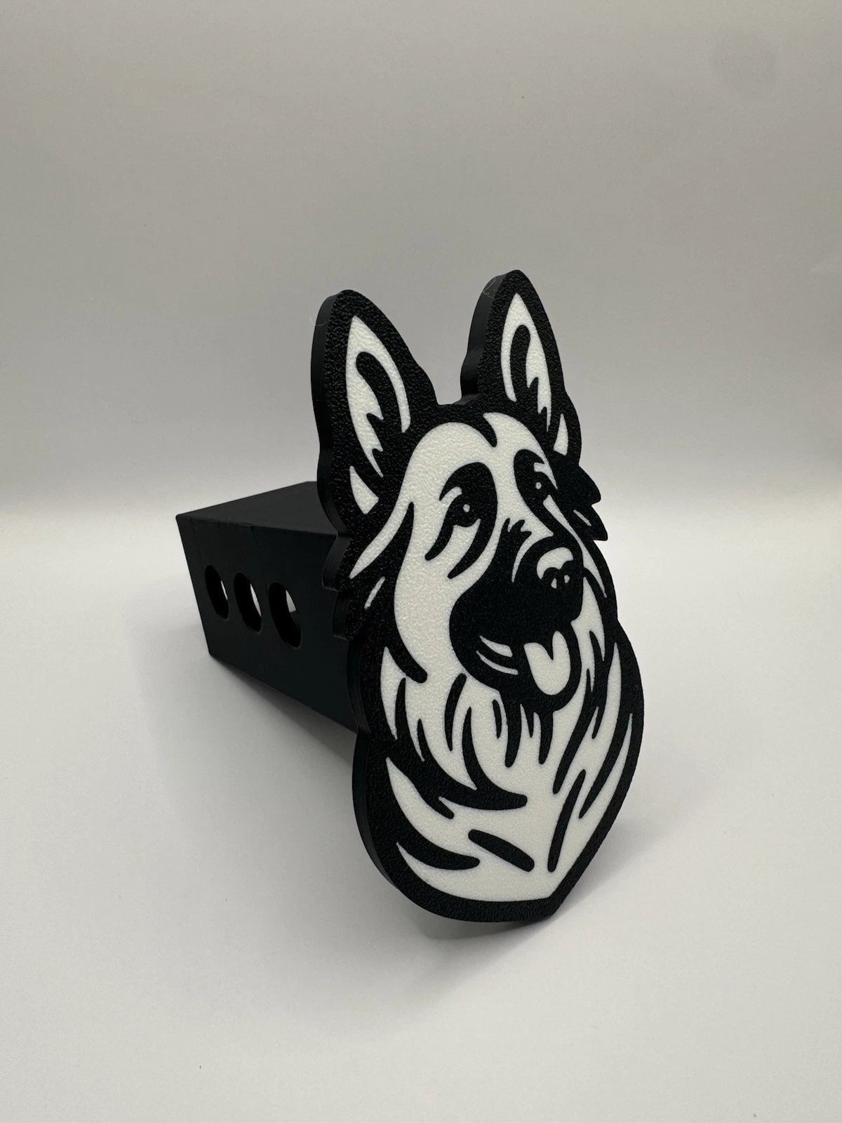 German Shepherd Dog Hitch Receiver Cover – Fits 2” Truck Hitch