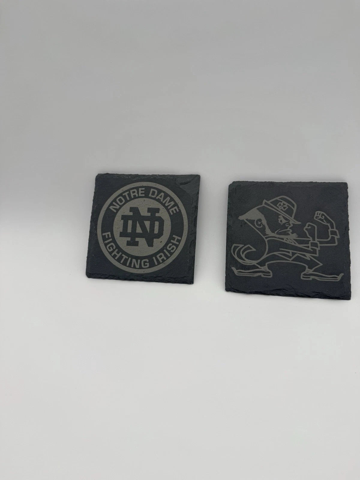 Notre Dame Fighting Irish 2x Slate Coaster Set