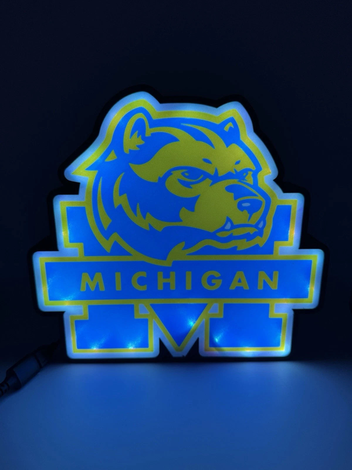 University Of Michigan Wolverines - Light Up LED Sign