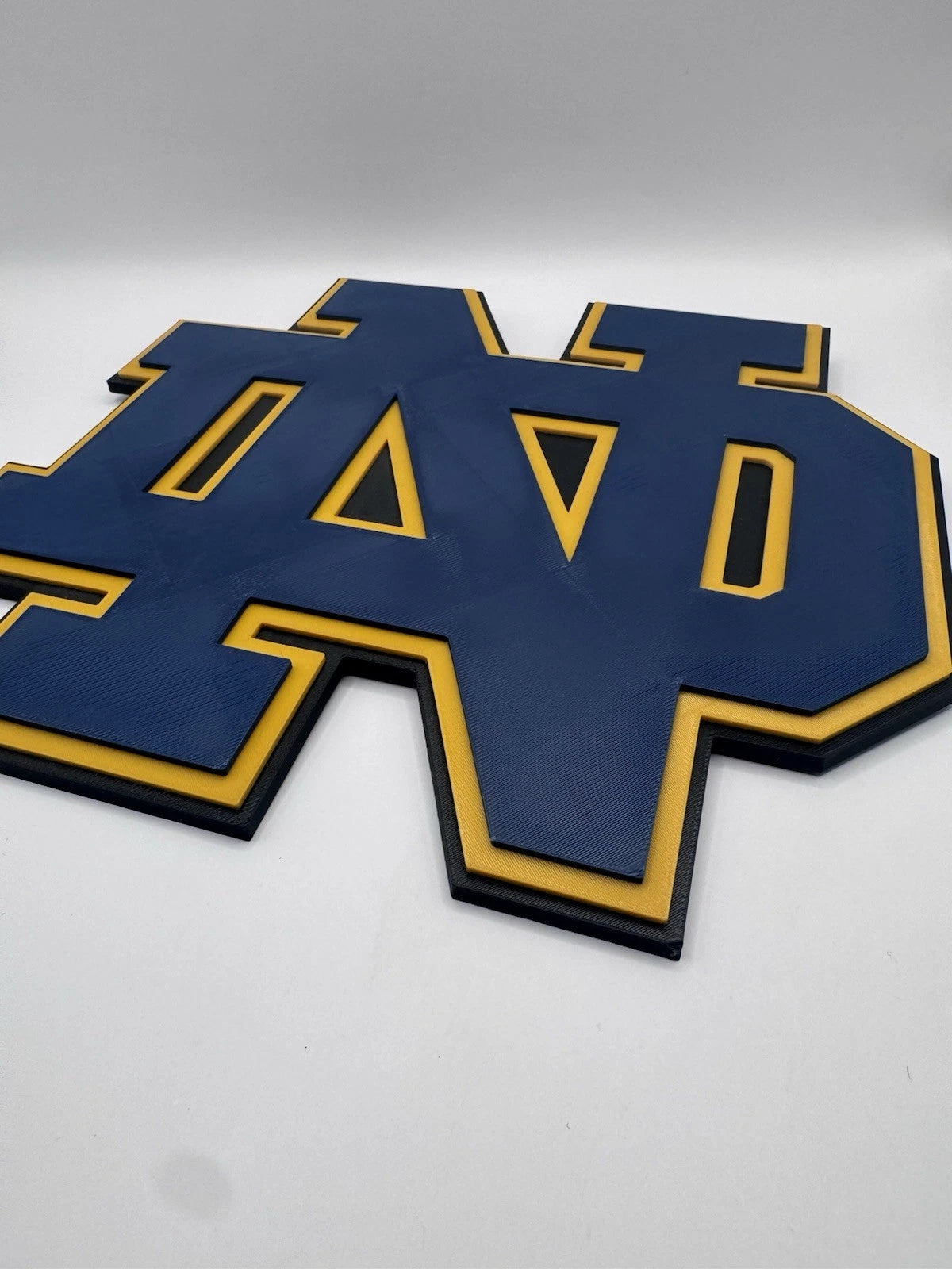 Notre Dame Fighting Irish 3D Wall Sign Man Cave Decor College Football