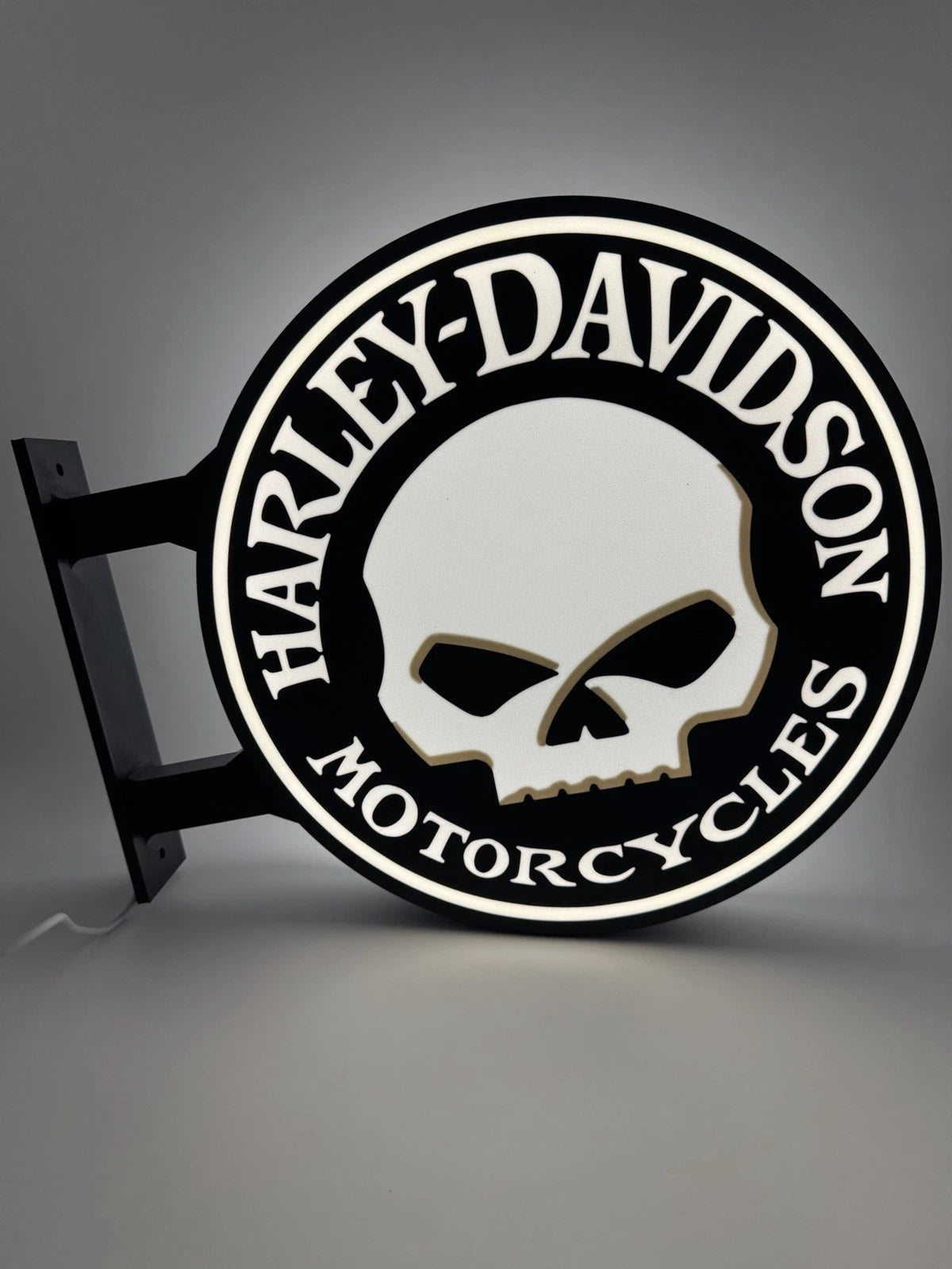 Harley Davidson Willie G - 13”  Pub Style Dual Side Light Up LED Sign Pub Bar