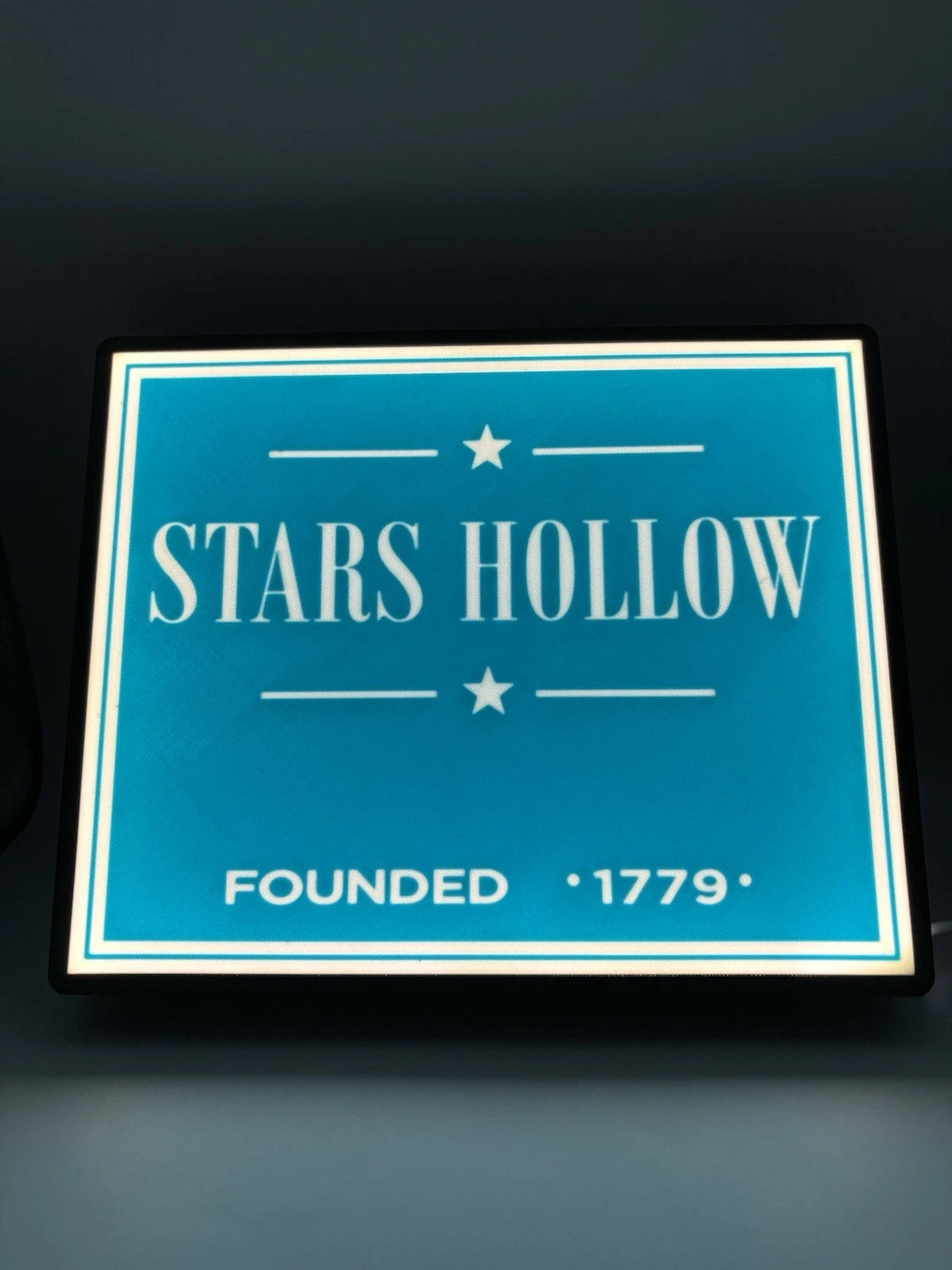 Stars Hollow Led Light Up Sign