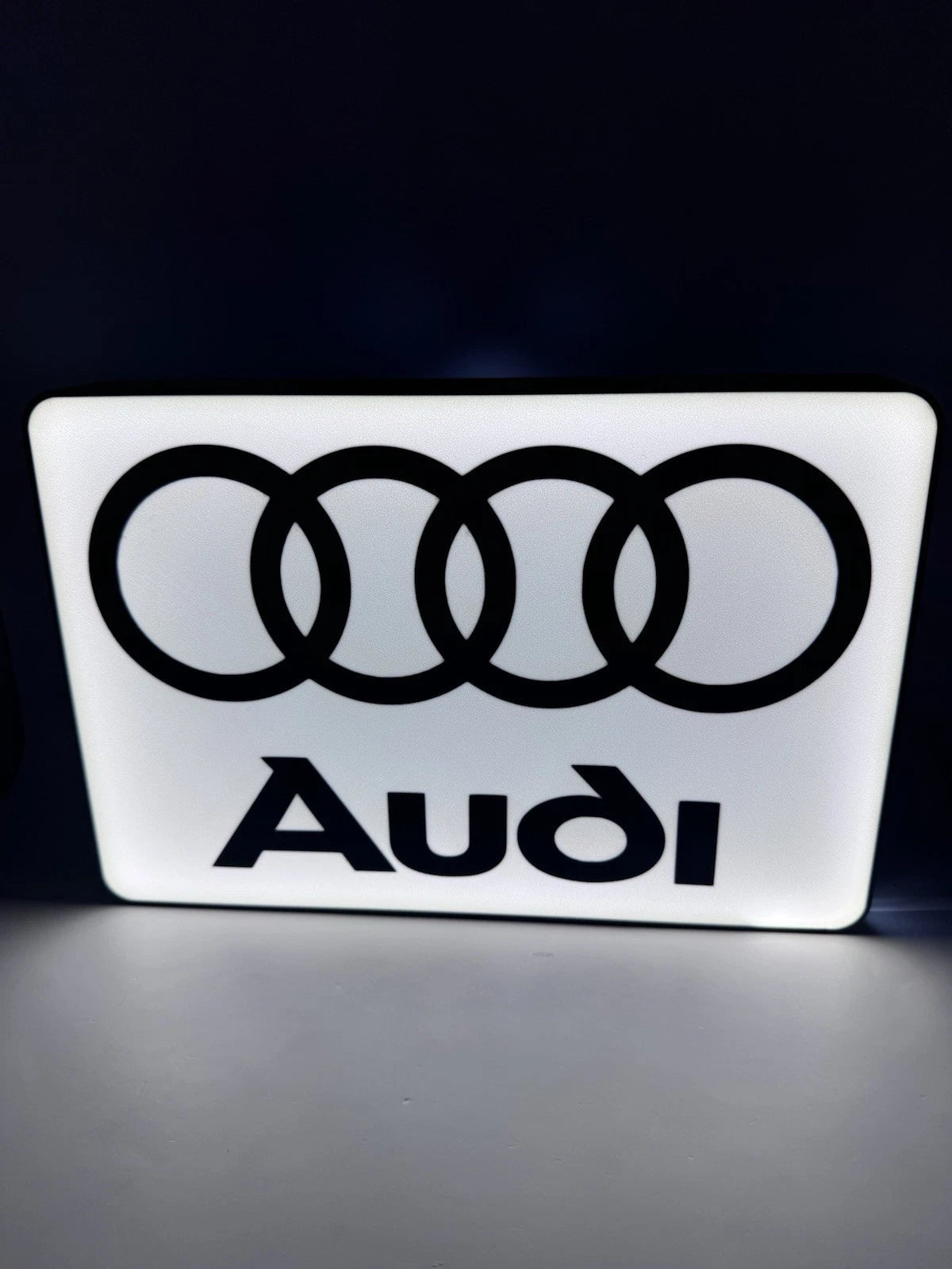 Audi Automobiles LED Neon Light Up Sign - Q7 TT Q5 A5 A6 Q3 R8 S5 Quattro