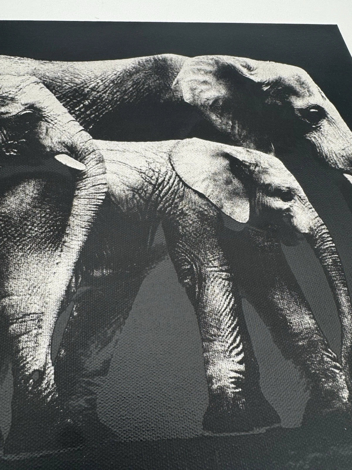 Elephant Family - Oil On Canvas 16x12 Original Artwork