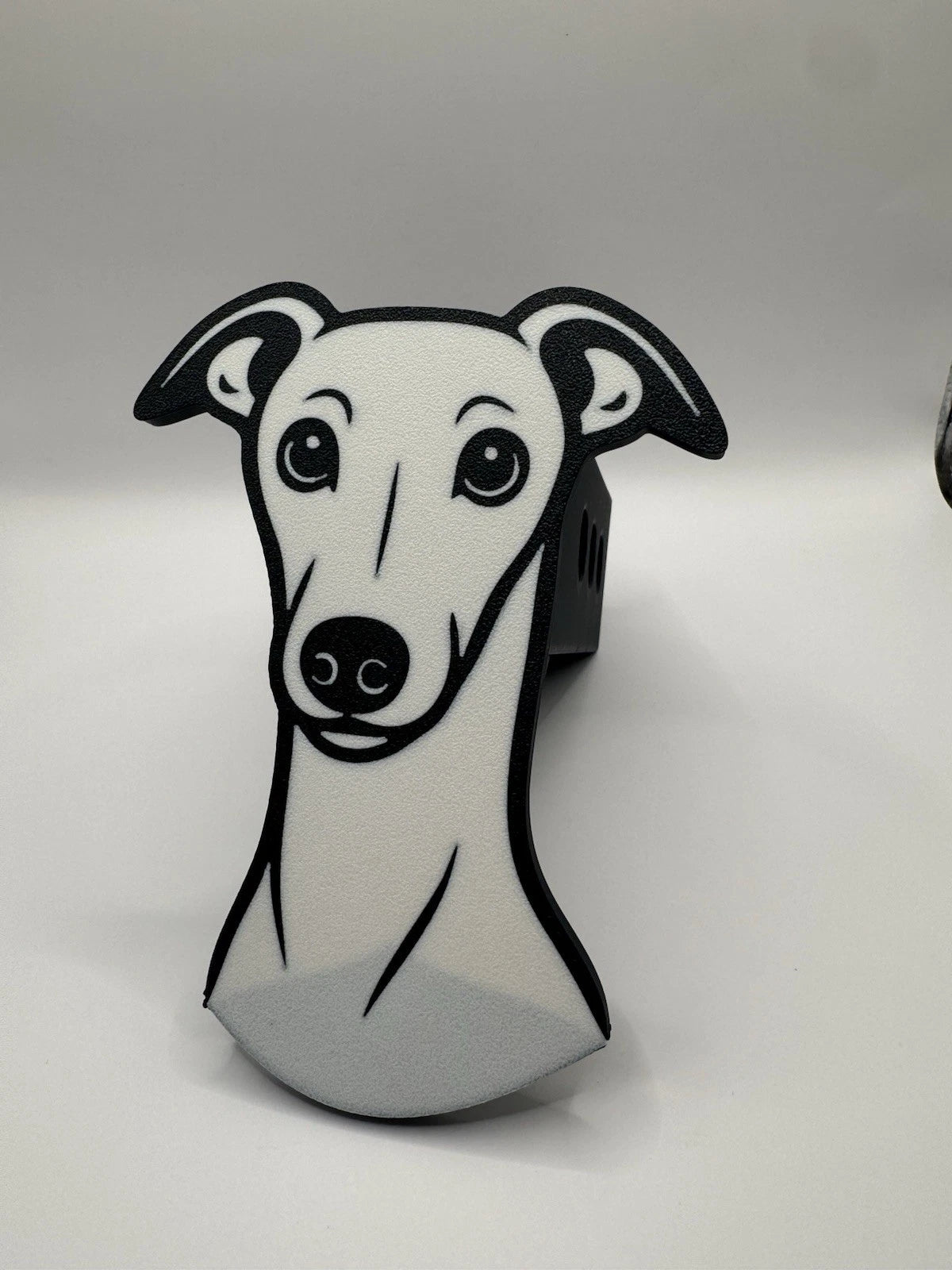 Greyhound Dog -  Hitch Receiver Cover – Fits 2” – Multiple Designs Available