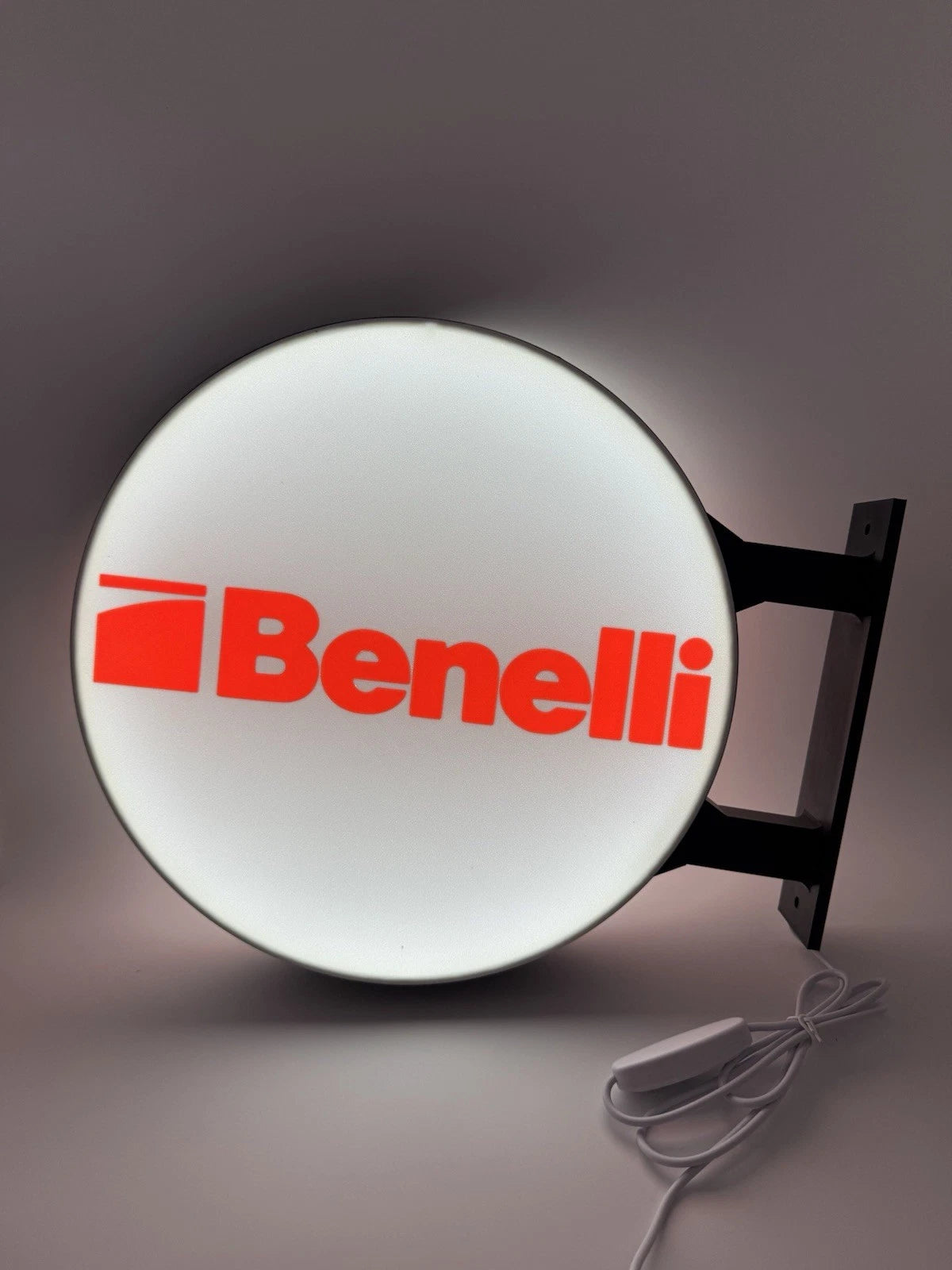 Benelli Firearms 13”  Pub Style Dual Side Light Up LED Sign Pub Bar Mancave
