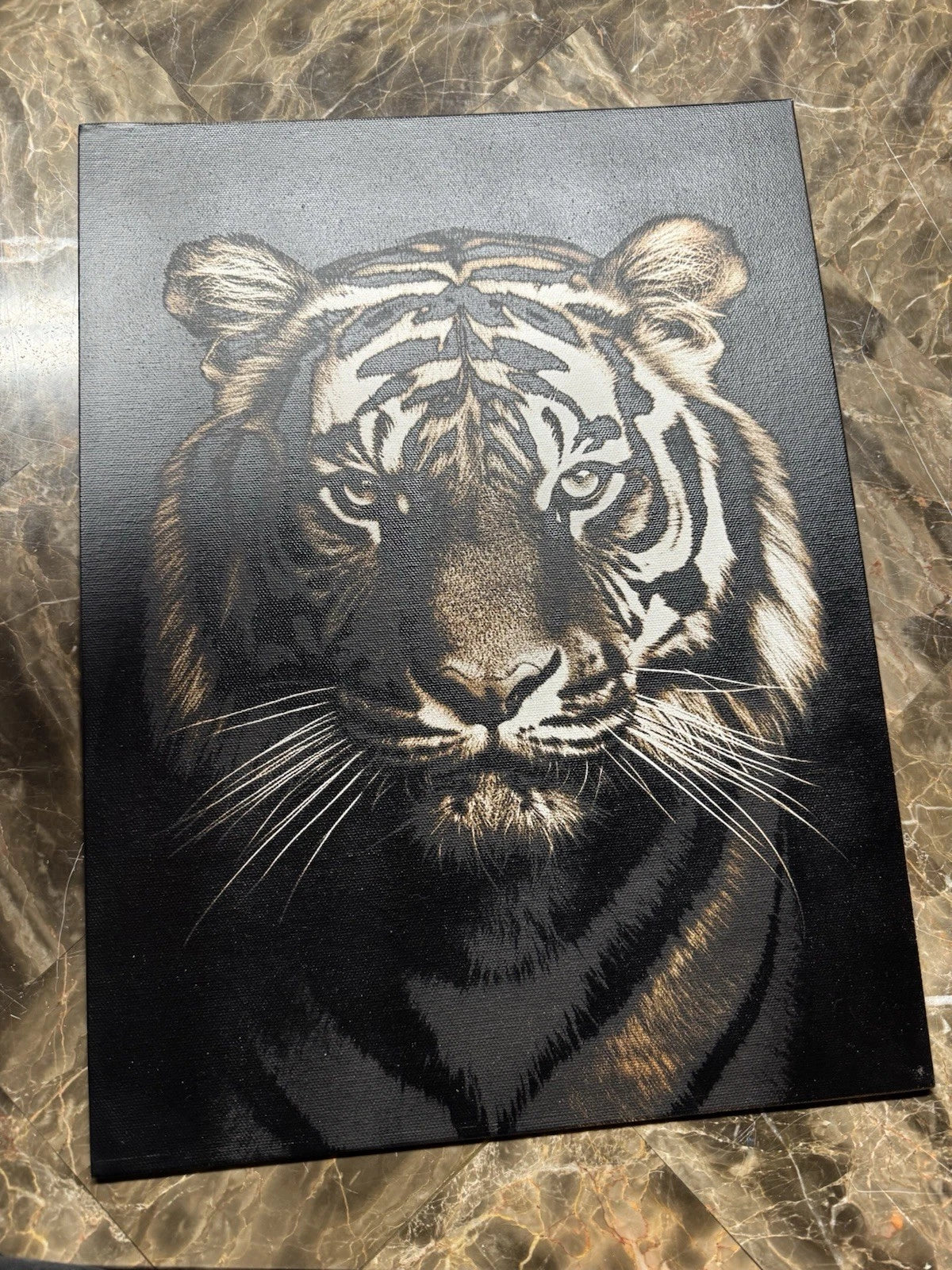 Bengal Tiger - Oil On Canvas 16x12