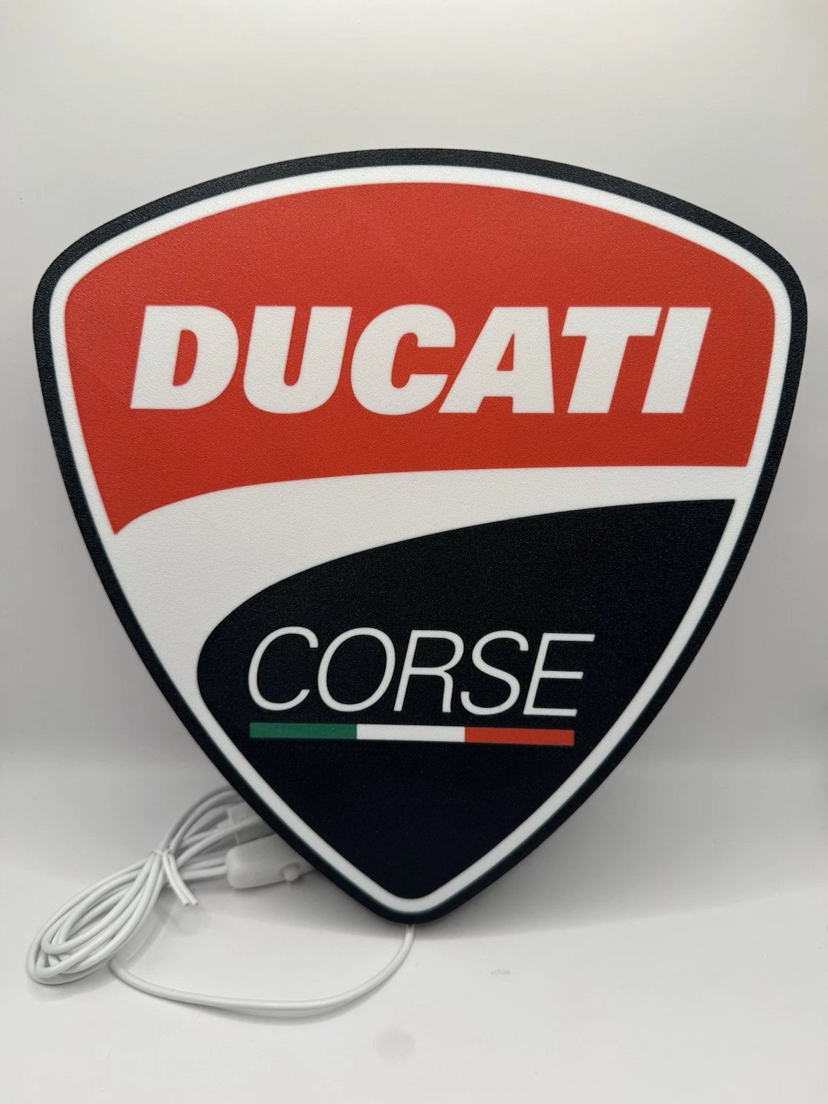 Ducati Motorcycle Corse Light Up LED Sign Monster Panigale Hypermotard Diavel