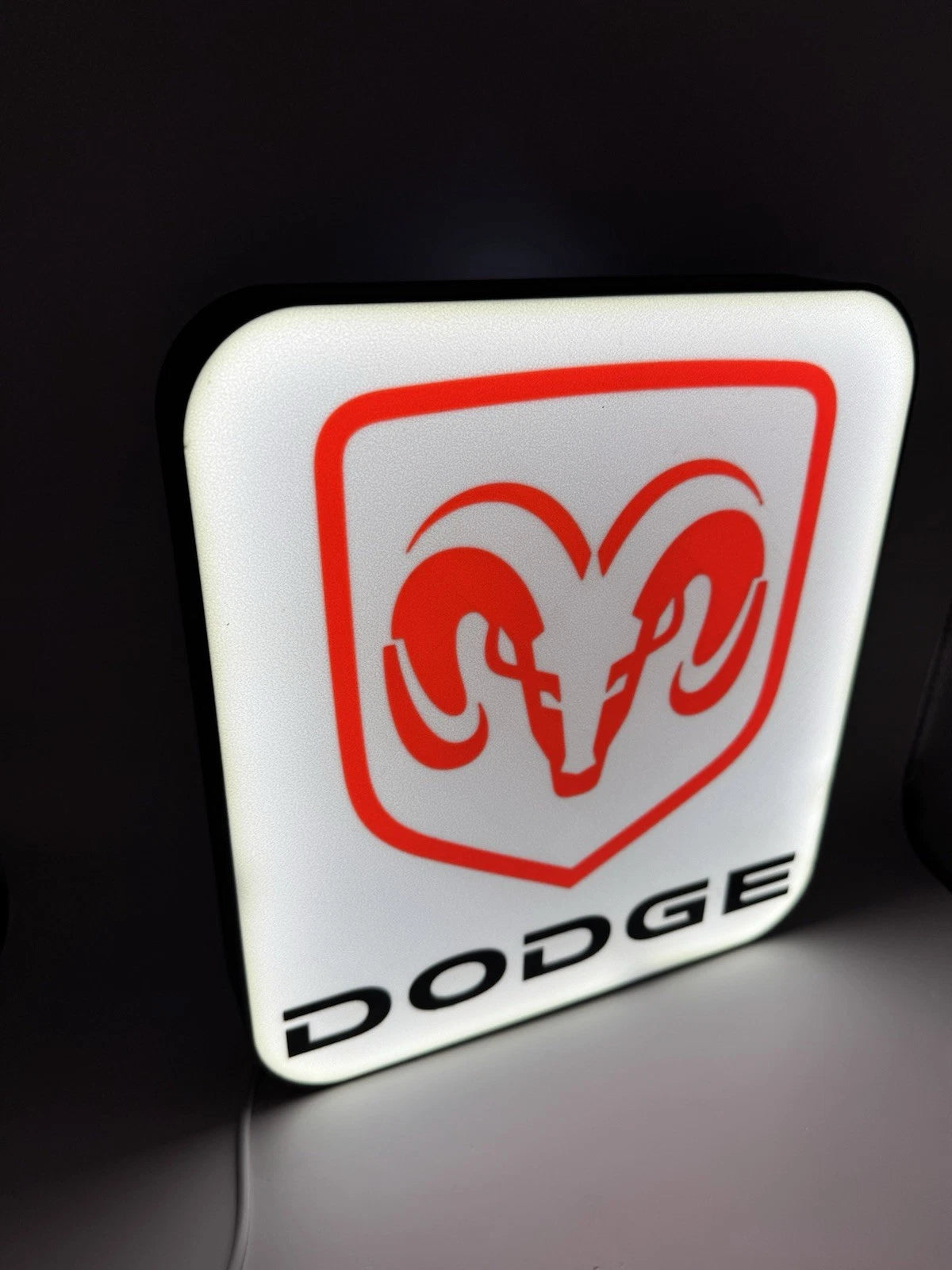 Dodge Ram Light Up LED Neon Sign Garage Mancave Shop Dad Gift