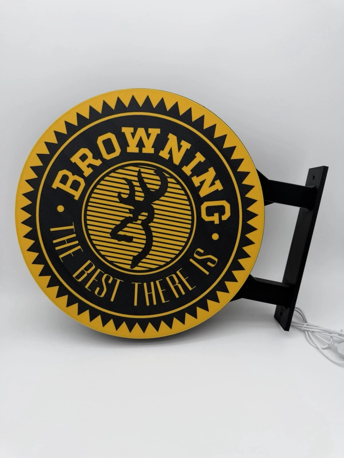 Browning Firearms - 13”  Pub Style Dual Side Light Up LED Sign Pub Bar Mancave