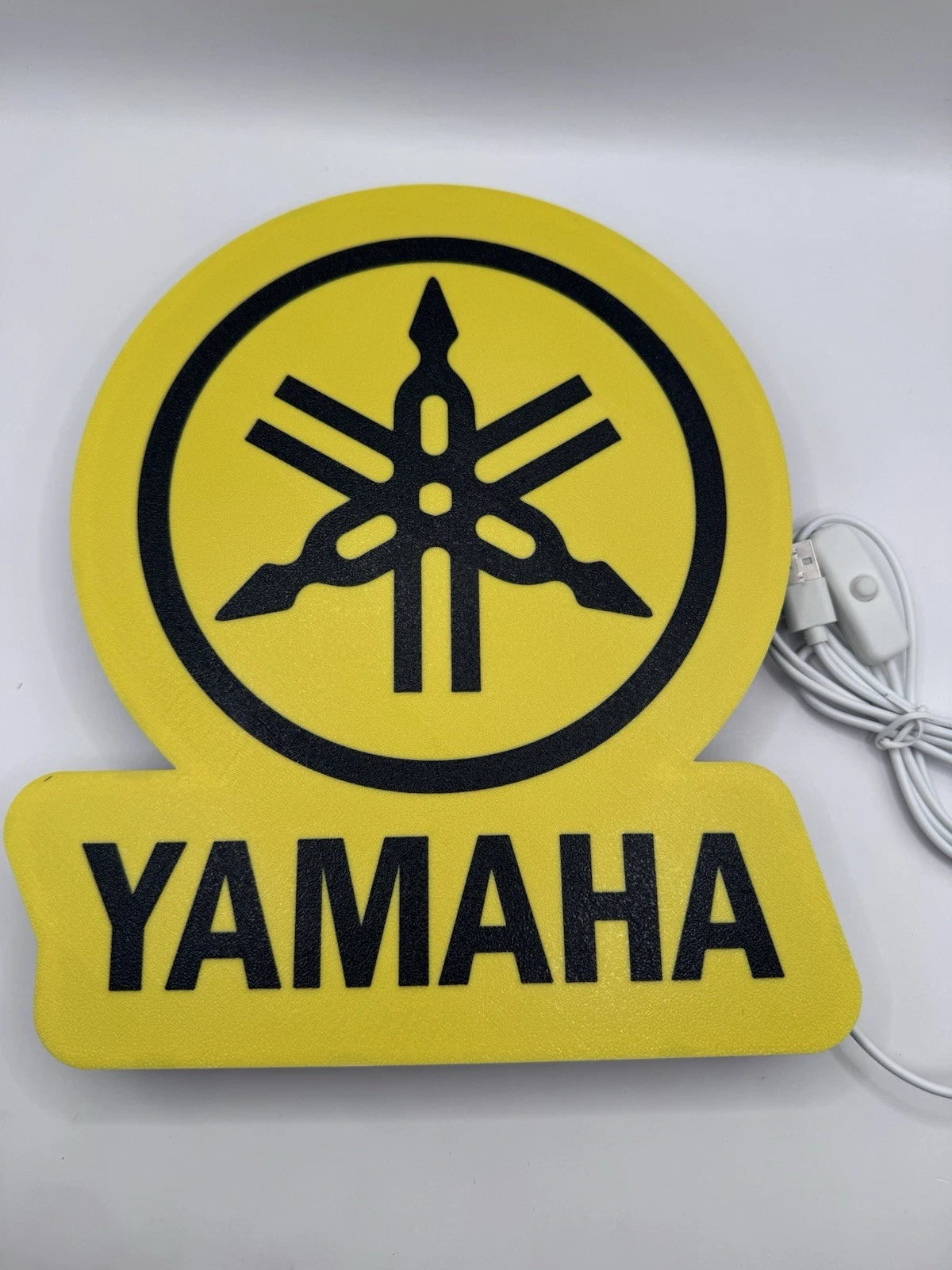 Yamaha Motorsports Yellow  Light Up LED Neon Sign With USB ATV  UTV R6 R1 YFZ