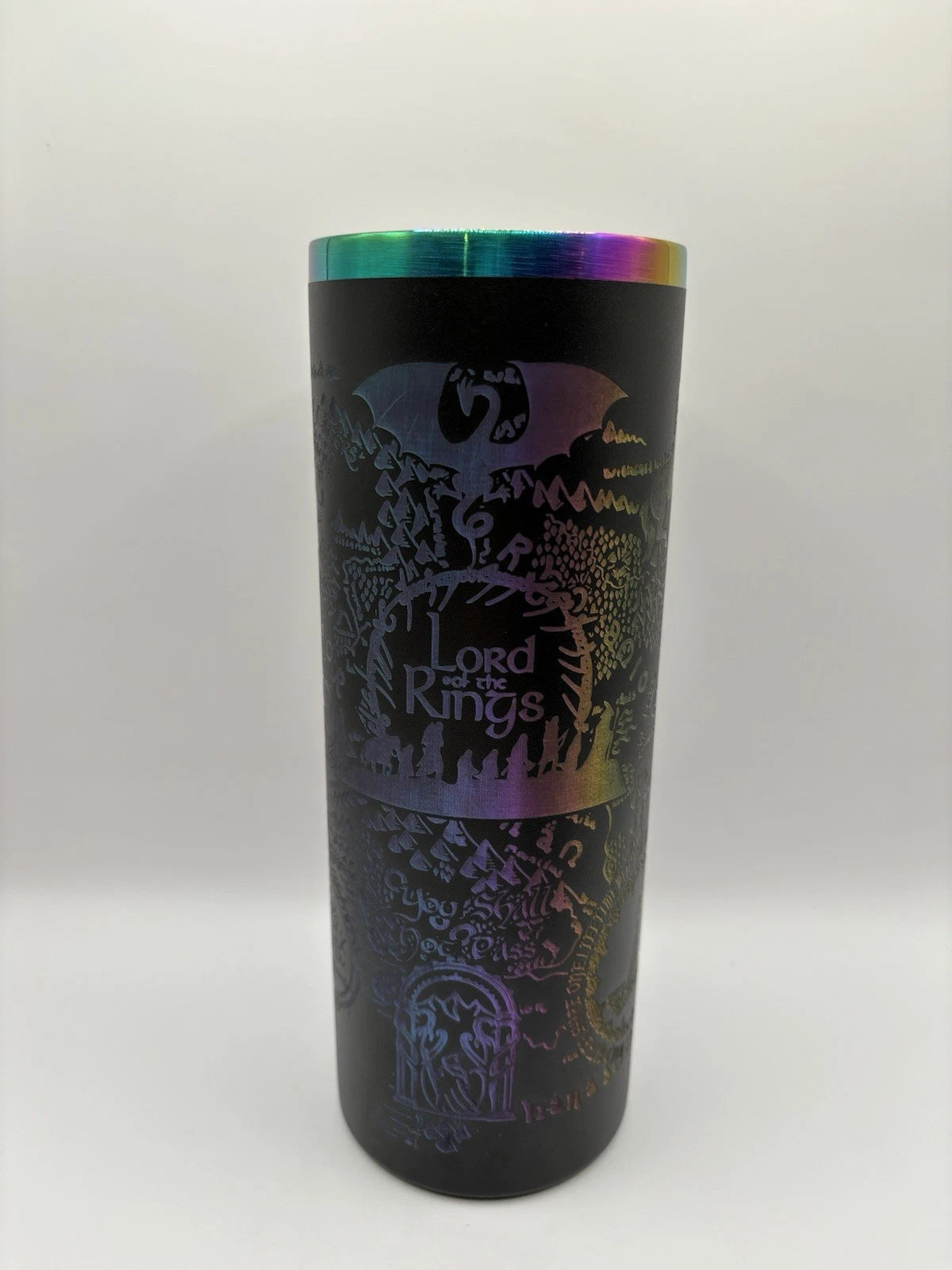 Lord Of The Rings Tumbler- 20 Oz Skinny Multicolored