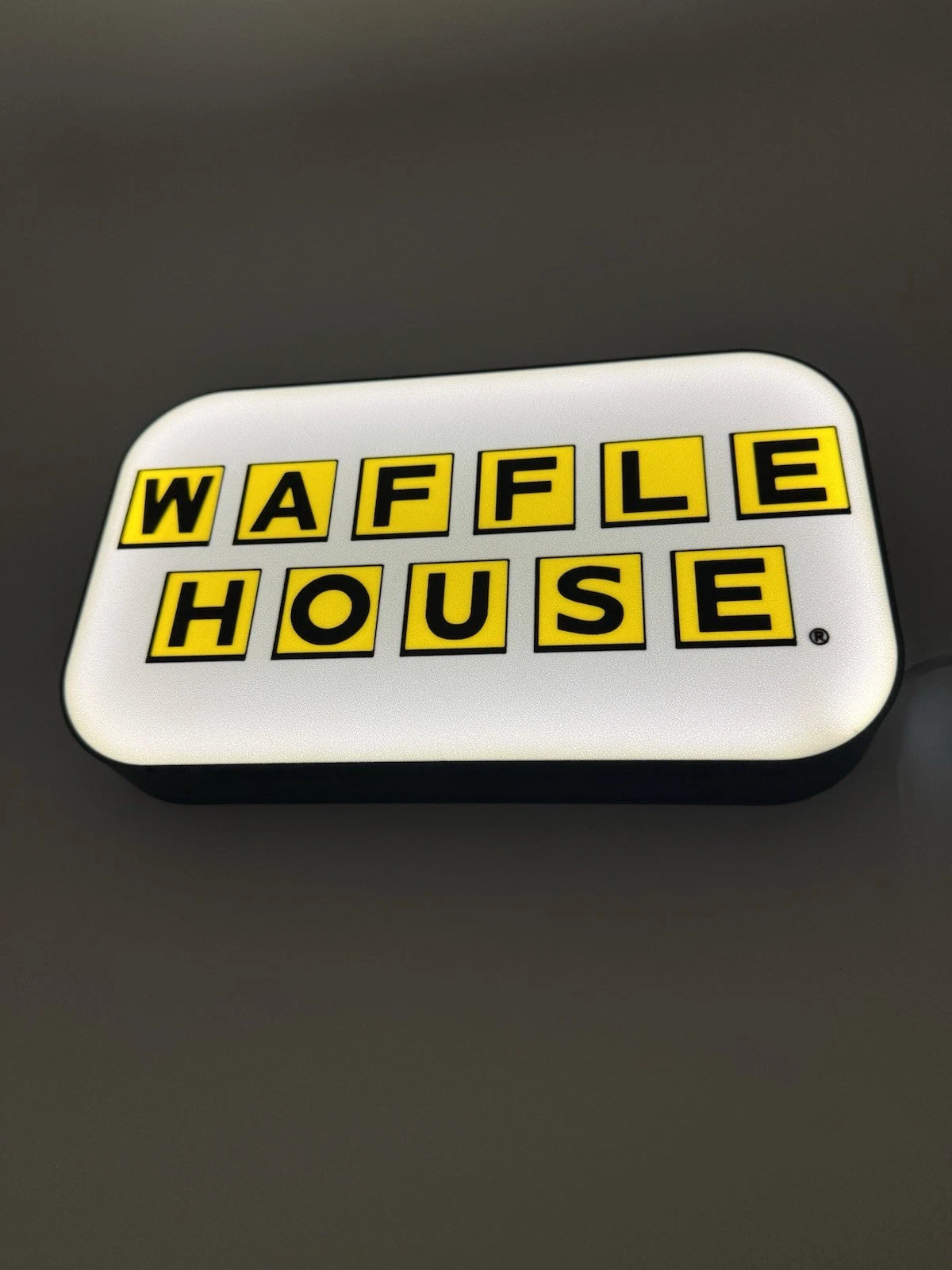 Waffle House -  Light Up LED Sign With USB Plug