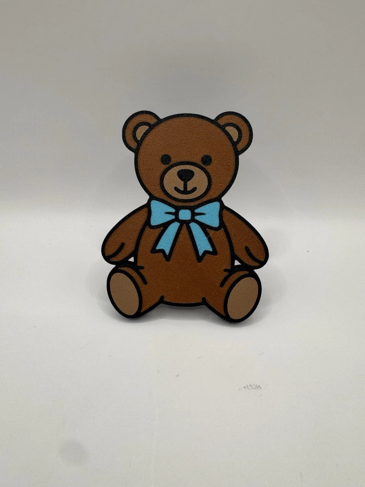Kids Blue Teddy Bear Drawer Pull Dresser Cabinet Knob Play Room Nursery Bedroom