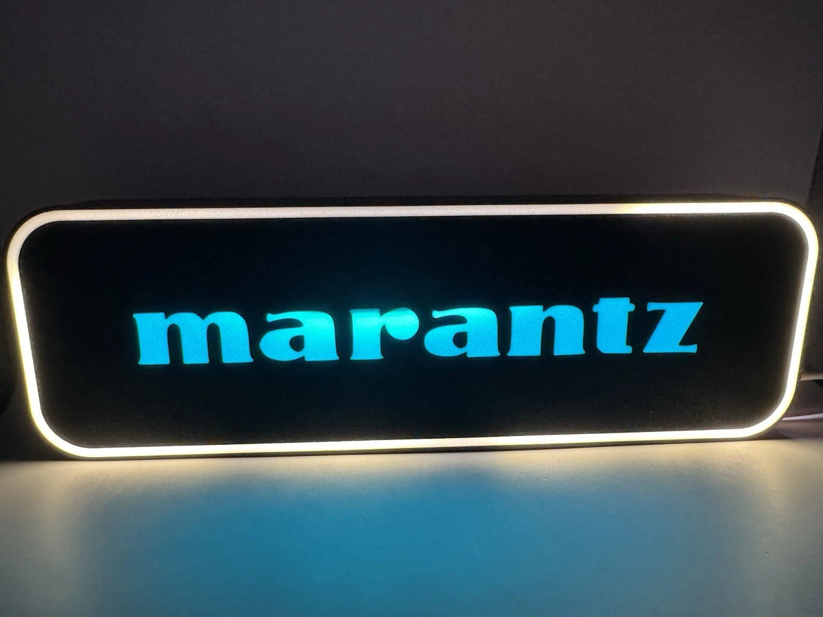Marantz Light Up LED Sign - Vintage Audio Stereo Equipment -  USB Powered