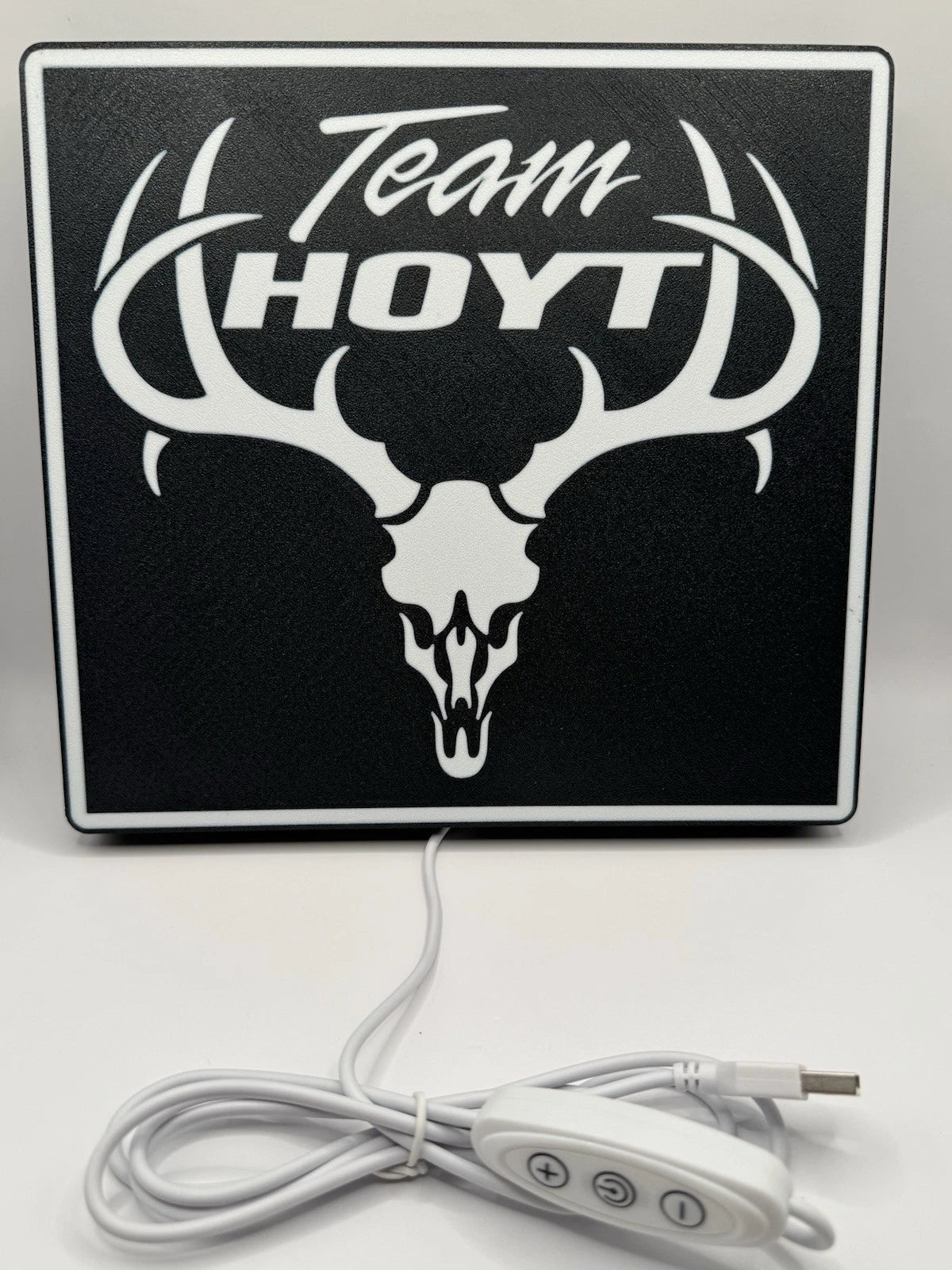 Hoyt Archery Team Archery Bow Hunting Buck Antler Light Up LED Neon Sign