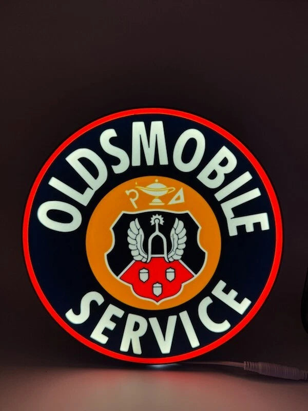 Oldsmobile Service - Light up LED Sign