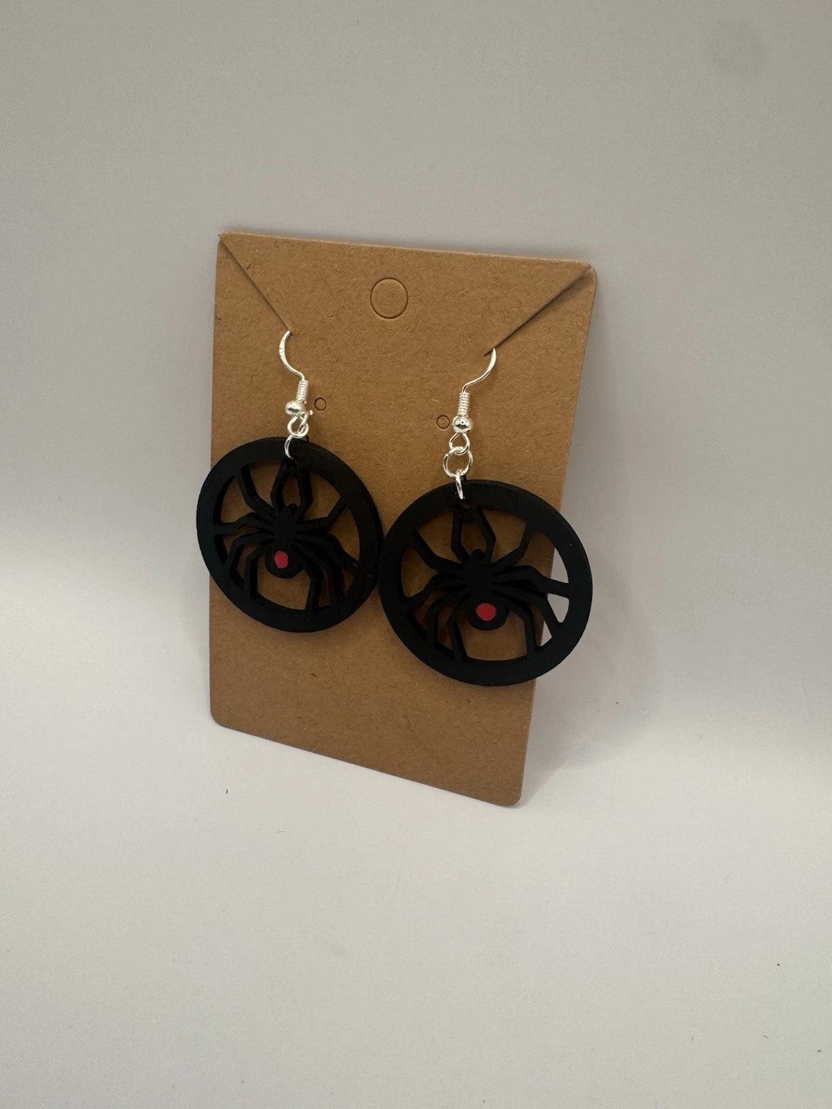 Black Widow Spider Halloween Earring Ear Ring