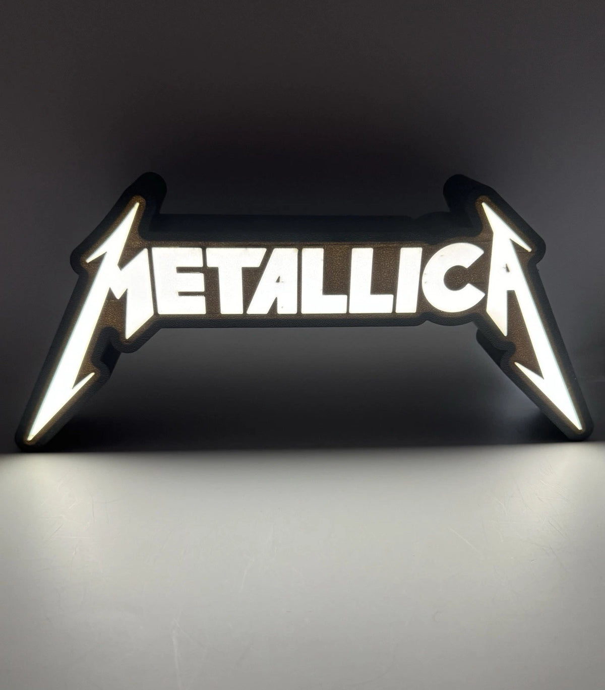 Metallica  - Light Up LED Sign Rock Metal Master Of Puppets Black Album Concert