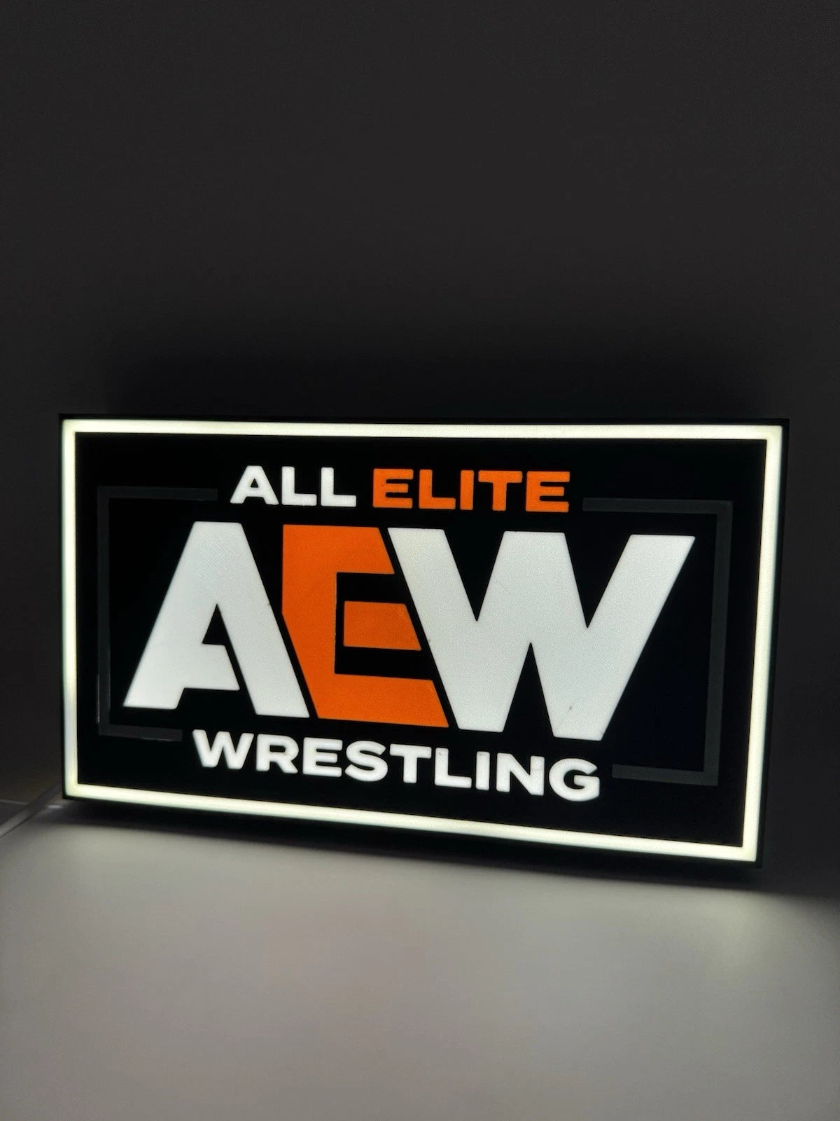 AEW All Elite Wrestling - Light Up LED Sign