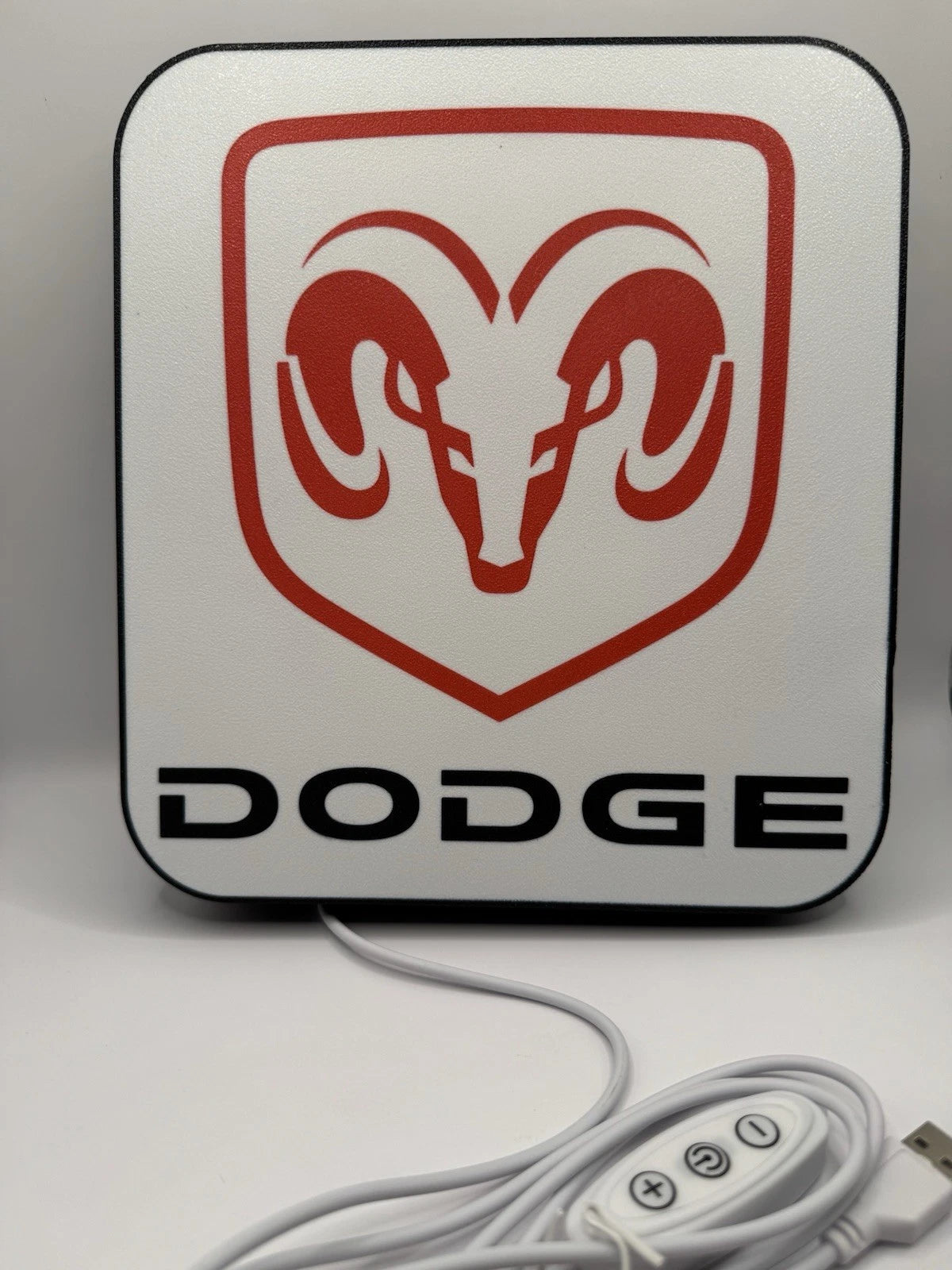 Dodge Ram Light Up LED Neon Sign Garage Mancave Shop Dad Gift