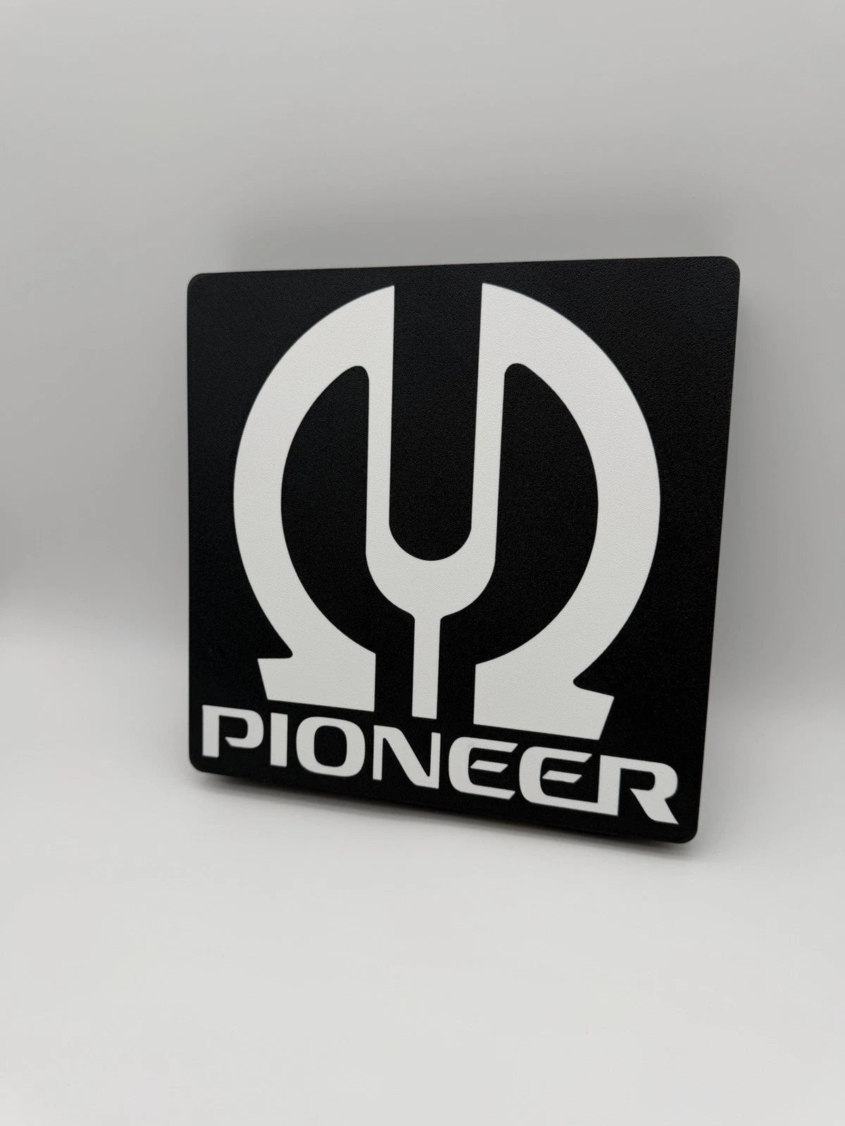 Pioneer Audio Stereo -  Light Up LED Sign With USB Plug - Black- Amp Speaker