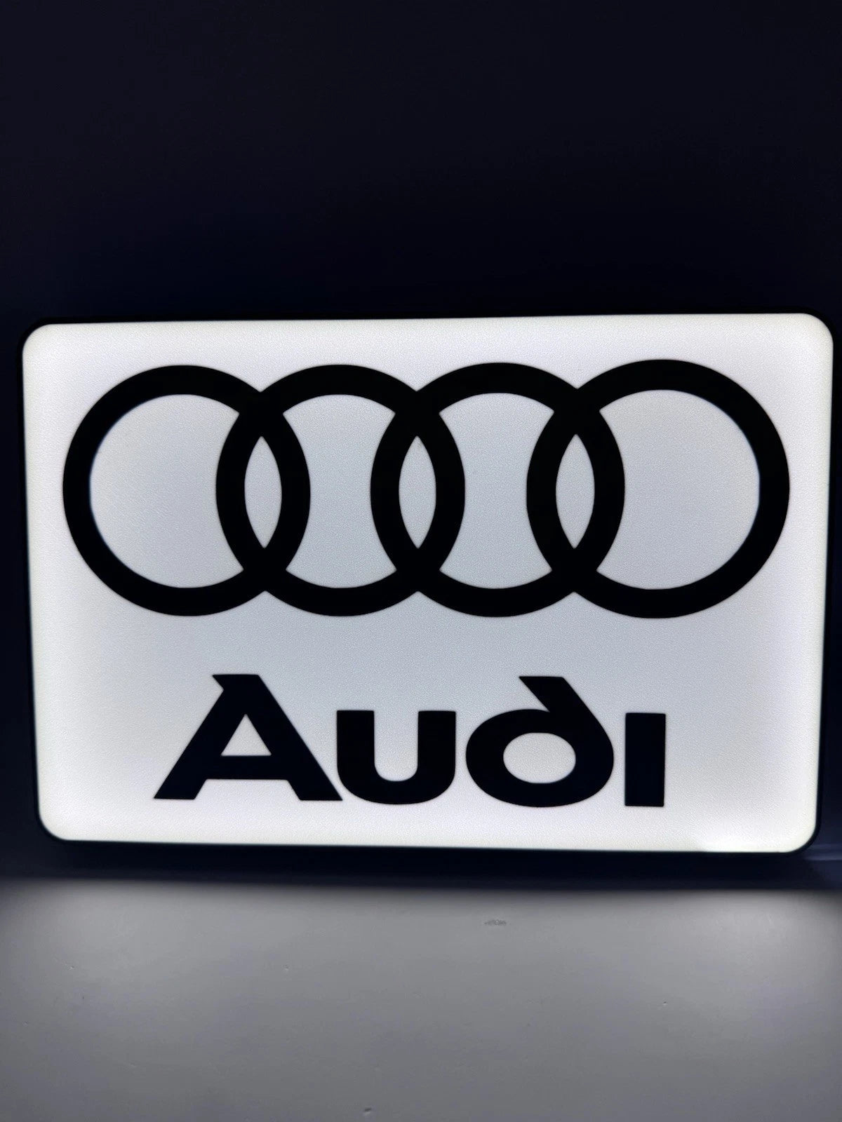Audi Automobiles LED Neon Light Up Sign - Q7 TT Q5 A5 A6 Q3 R8 S5 Quattro