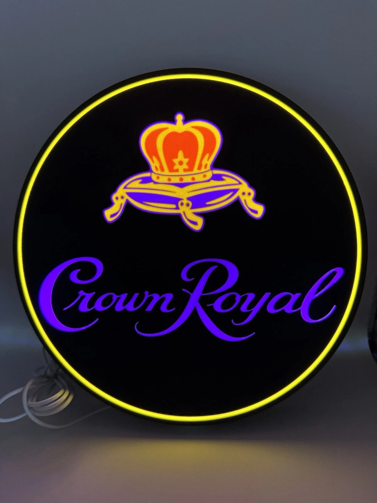 Crown Royal Canadian Whiskey Seagrams - Light Up LED Sign